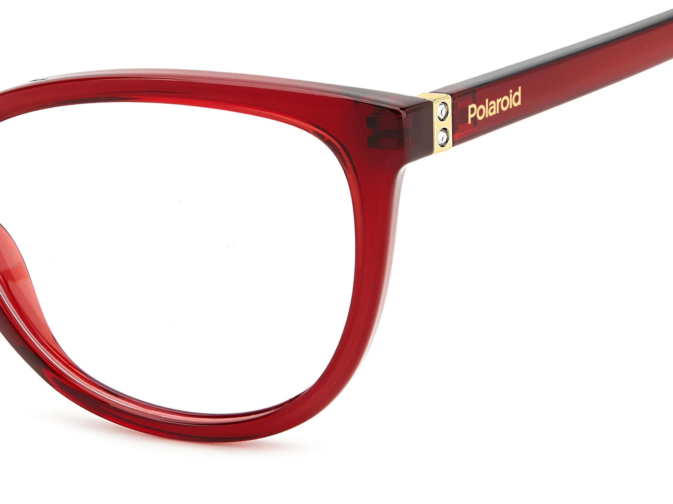 Polaroid PLD D504 LHF Montature da vista Plastica Borgogna Cat Eye - immagine 4