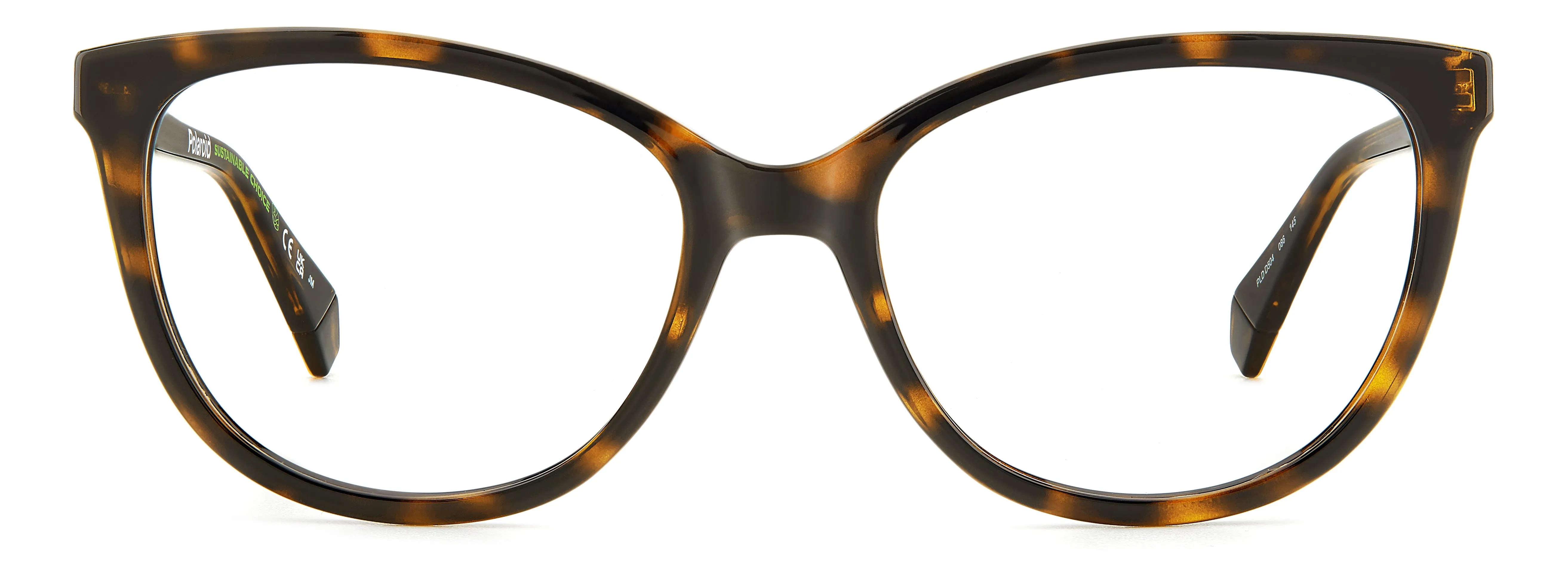 Polaroid PLD D504 086 Montature da vista Plastica Havana Cat Eye - immagine 2