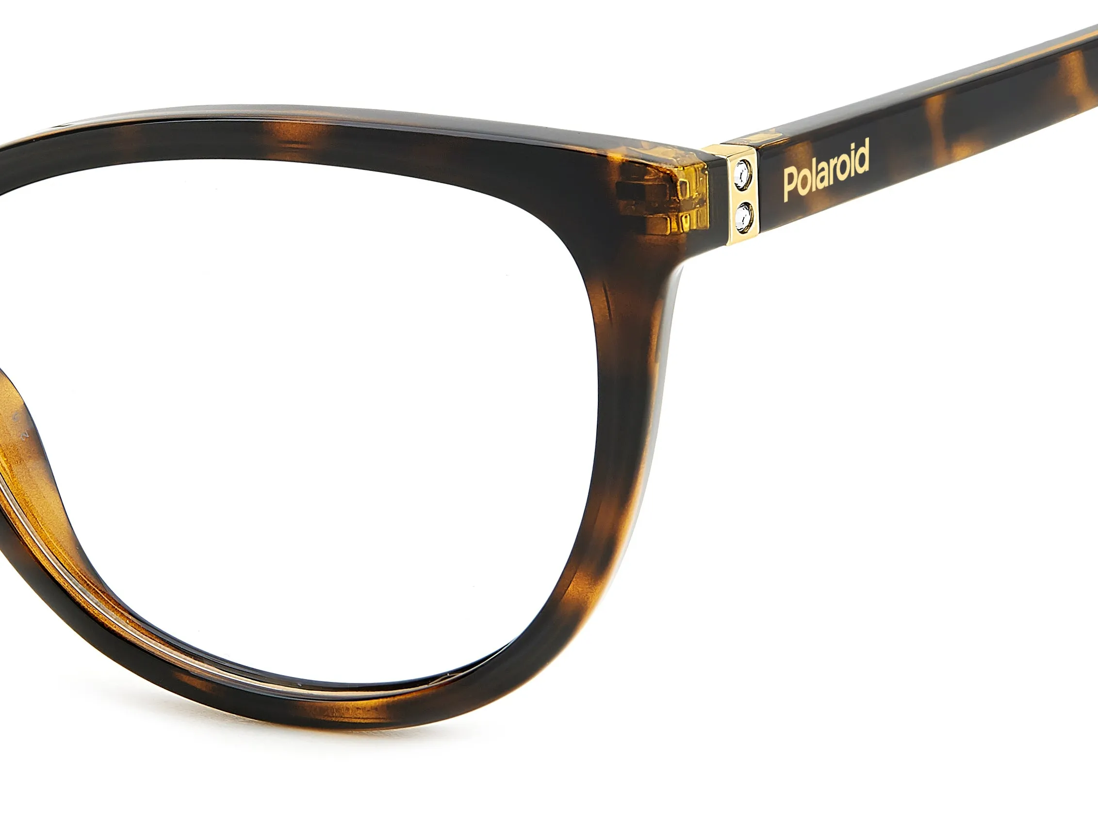 Polaroid PLD D504 086 Montature da vista Plastica Havana Cat Eye - immagine 4