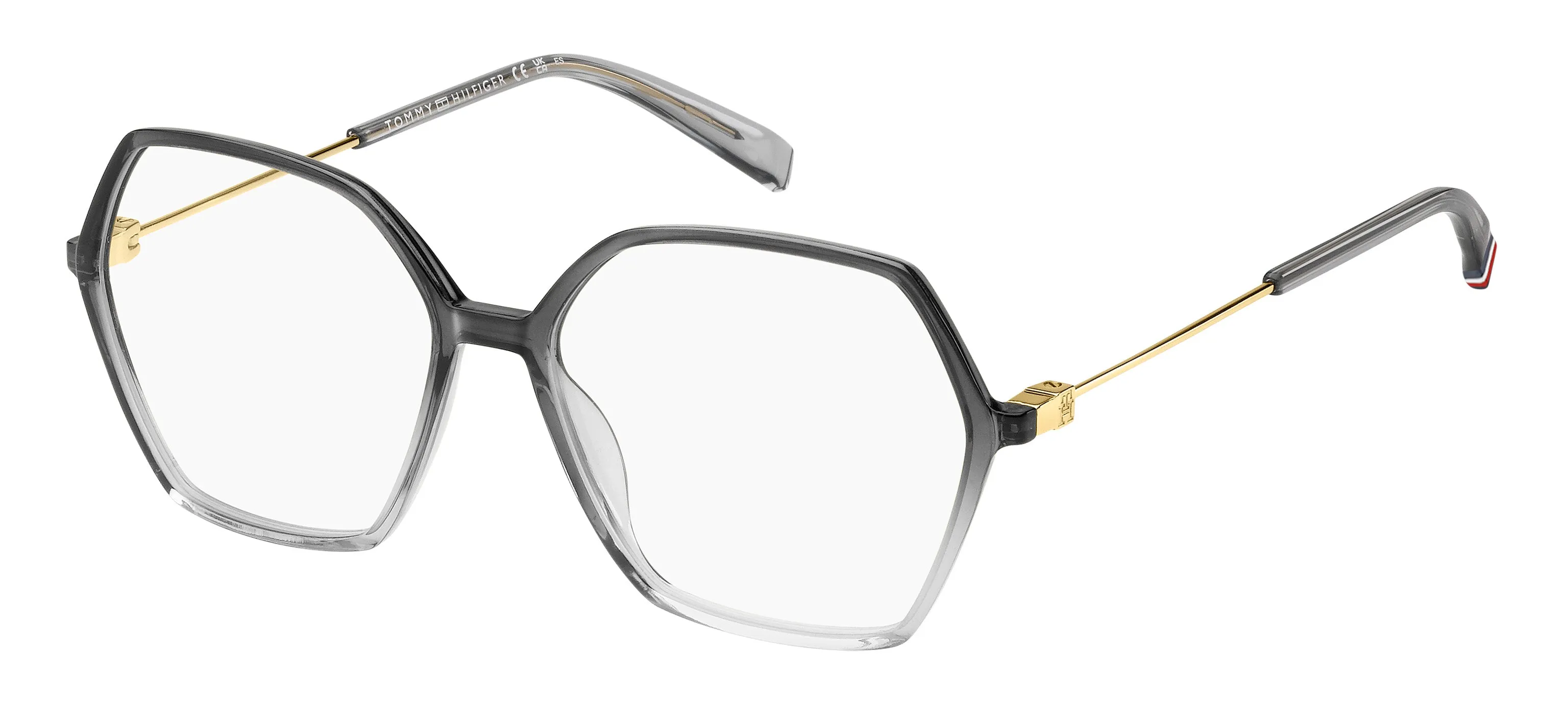 Tommy Hilfiger TH 2059 KB7 Montature da vista Polyamide Grigio Geometrica - immagine 1