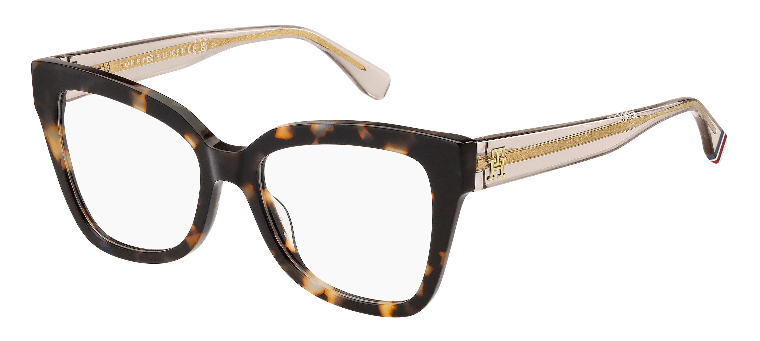 Tommy Hilfiger TH 2053 1ZN Montature da vista Acetato Blu/Nude Squadrata - immagine 1