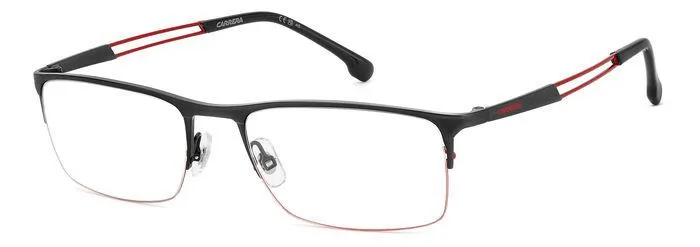 Carrera CARRERA 8899 BLX Montature da vista Metallo Nero opaco/Rosso Squadrata - immagine 1