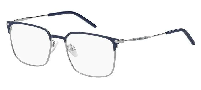 Tommy Hilfiger TH 2062/G KU0 Montature da vista Acciaio Rutenio opaco/Blu Squadrata - immagine 1