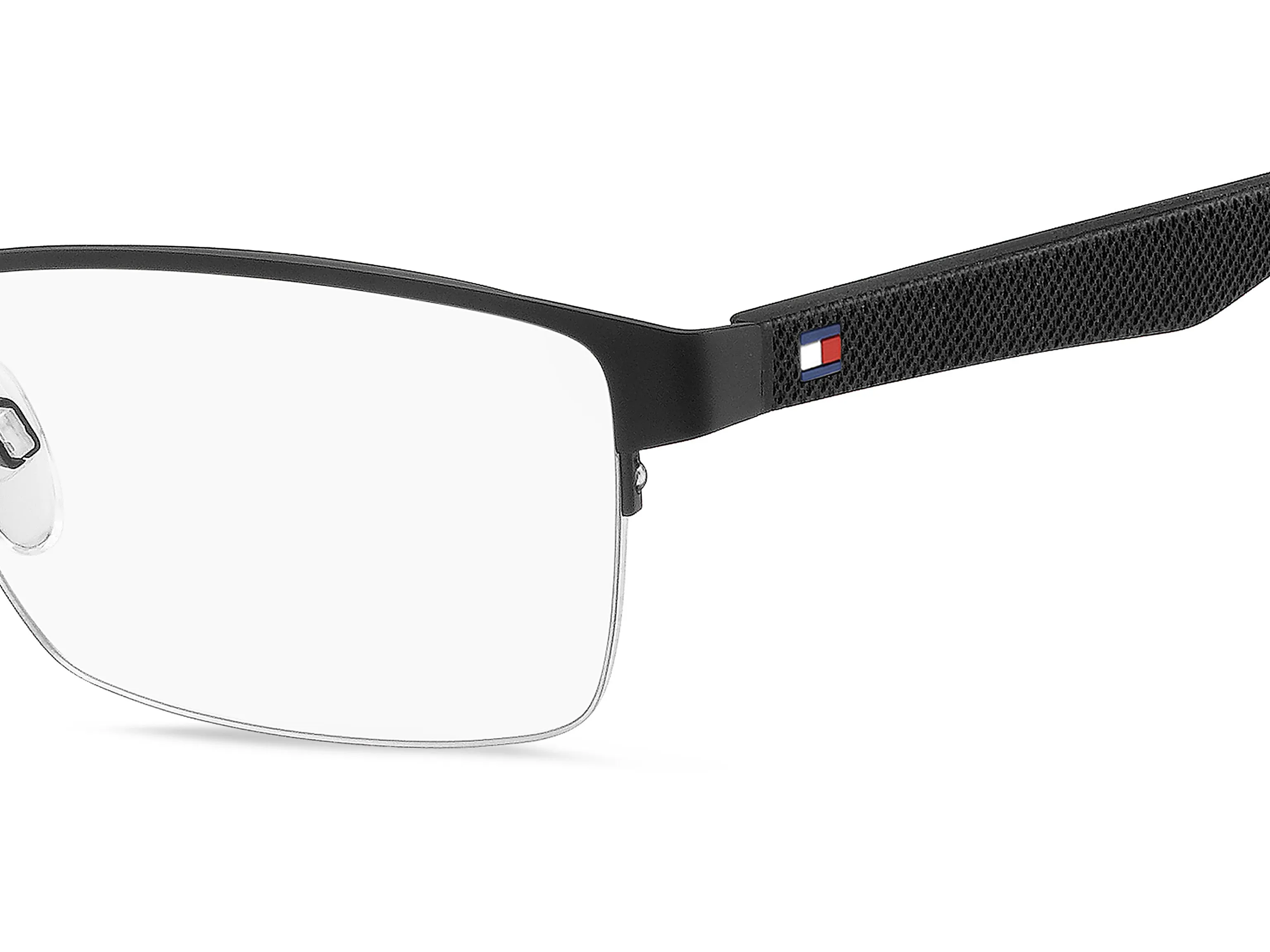 Tommy Hilfiger TH 2047 003 Montature da vista Acciaio Nero-opaco Squadrata - immagine 3
