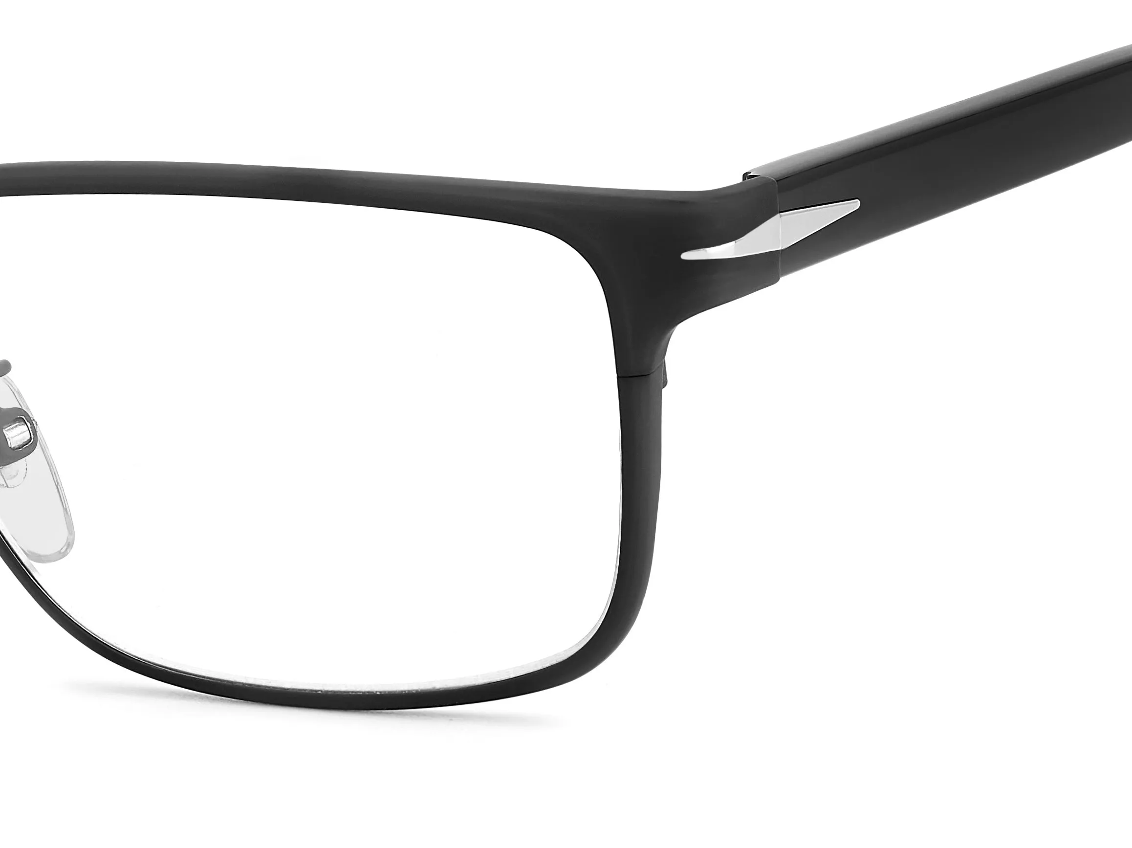 DAVID BECKHAM DB 1137 124 Montature da vista Metallo Nero Squadrata - immagine 3