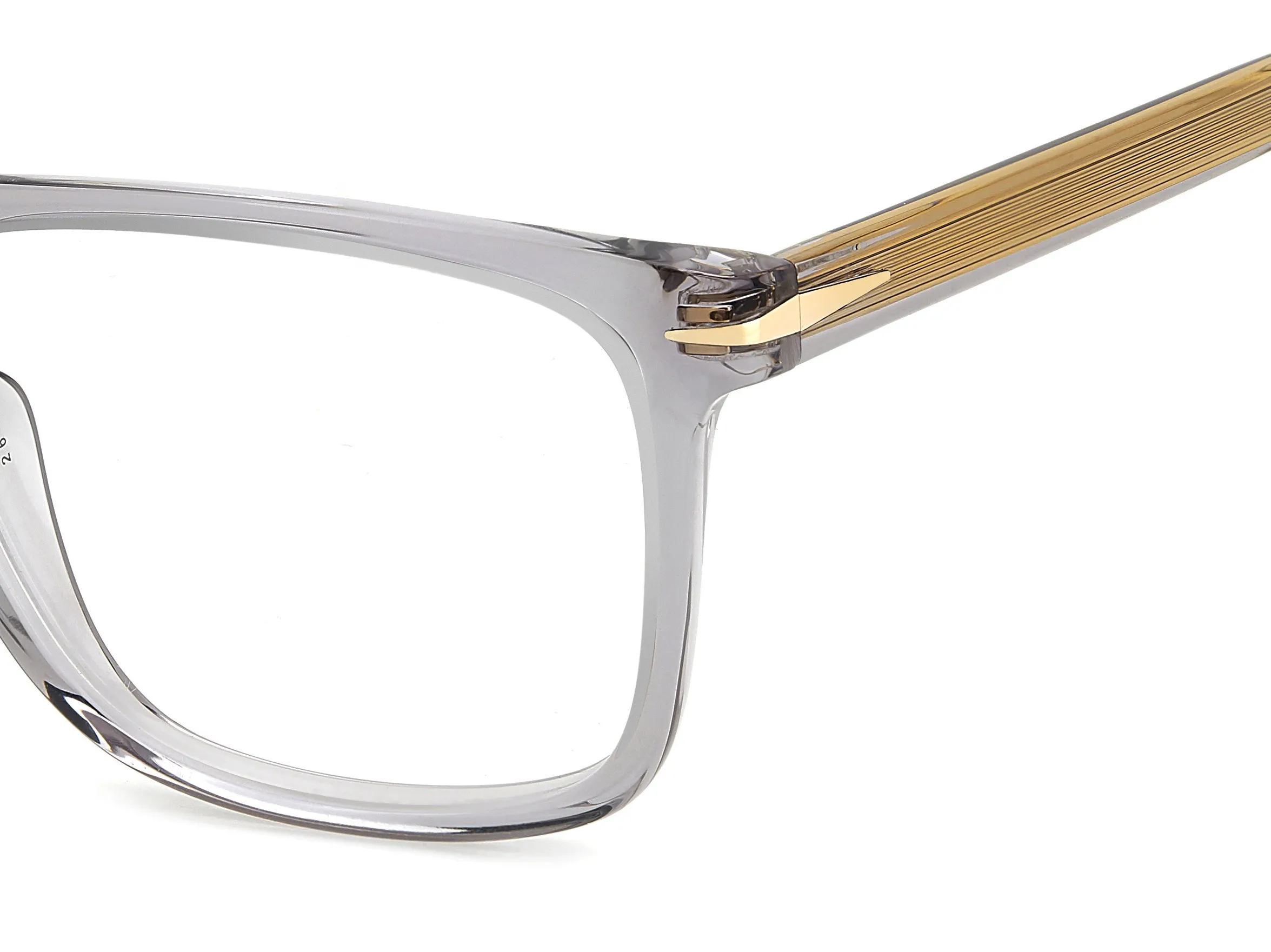 DAVID BECKHAM DB 7115 KB7 Montature da vista Acetato Grigio Squadrata - immagine 3