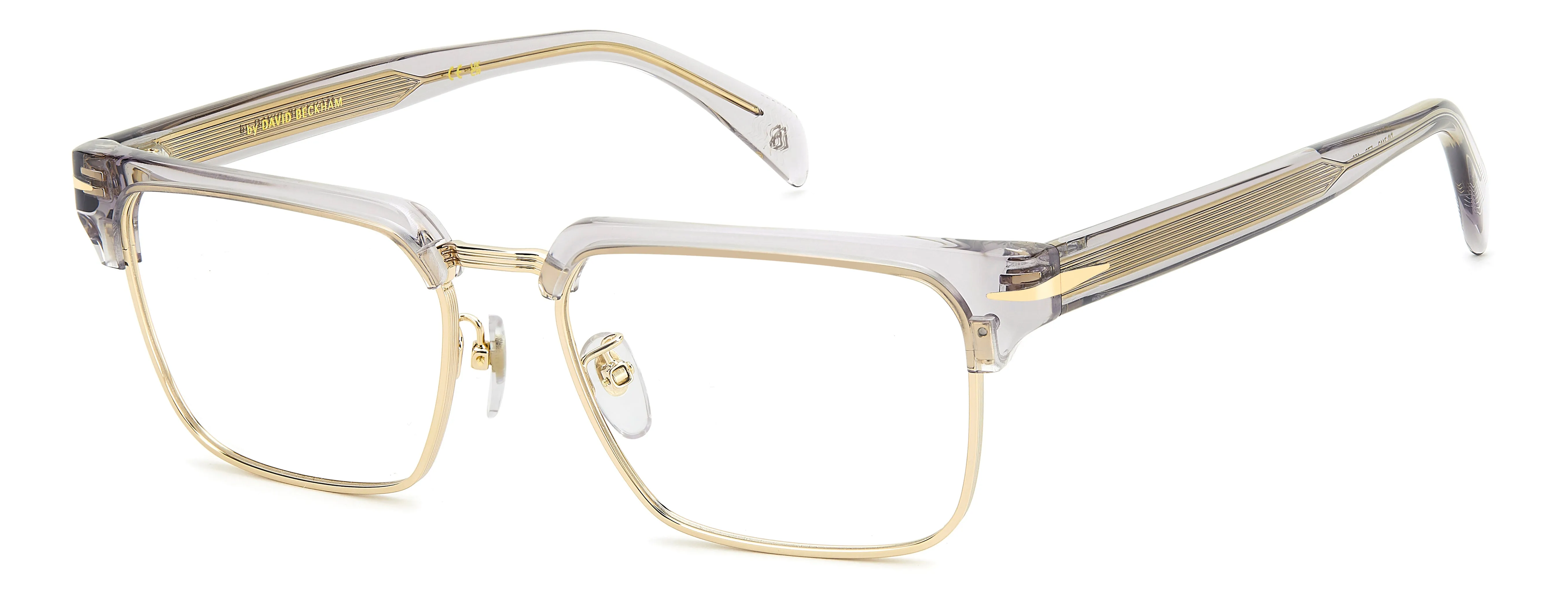 DAVID BECKHAM DB 7112 FT3 Montature da vista Metallo Oro / Grigio Squadrata - immagine 1