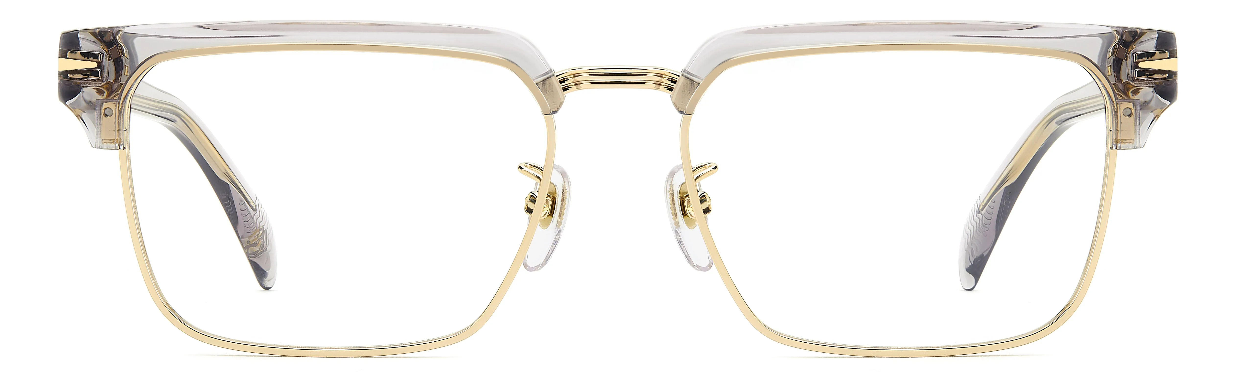 DAVID BECKHAM DB 7112 FT3 Montature da vista Metallo Oro / Grigio Squadrata - immagine 2