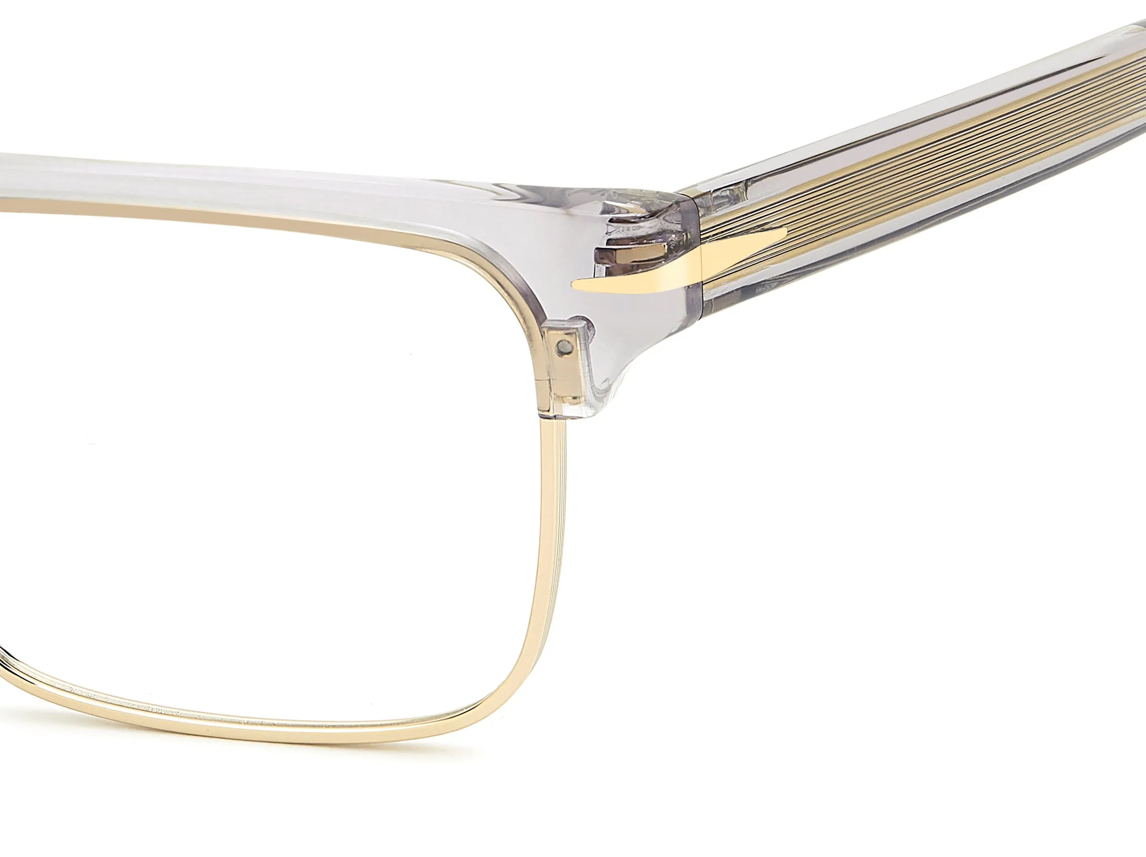 DAVID BECKHAM DB 7112 FT3 Montature da vista Metallo Oro / Grigio Squadrata - immagine 3
