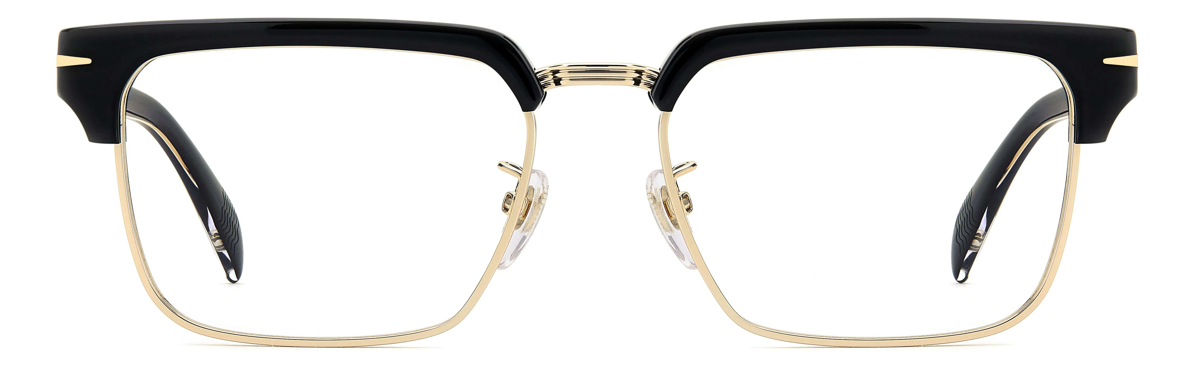 DAVID BECKHAM DB 7112 2M2 Montature da vista Metallo Nero/Oro Squadrata - immagine 2