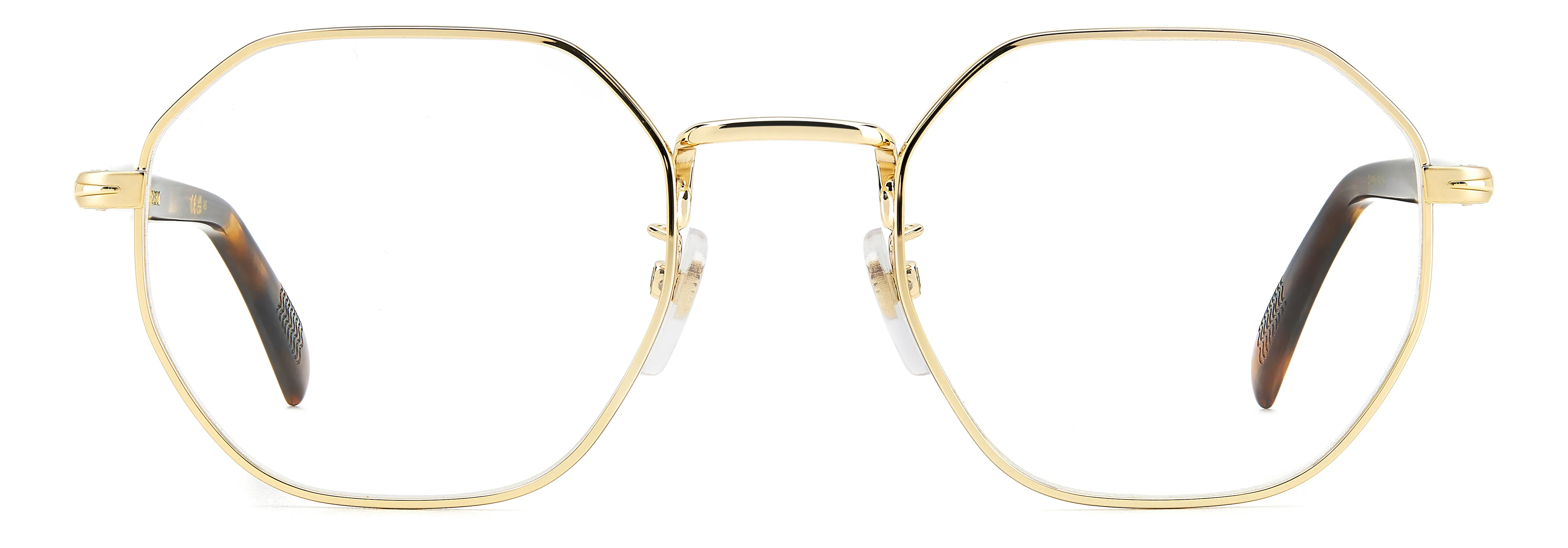 DAVID BECKHAM DB 1133 T5U Montature da vista Metallo Oro Havana Geometrica - immagine 2