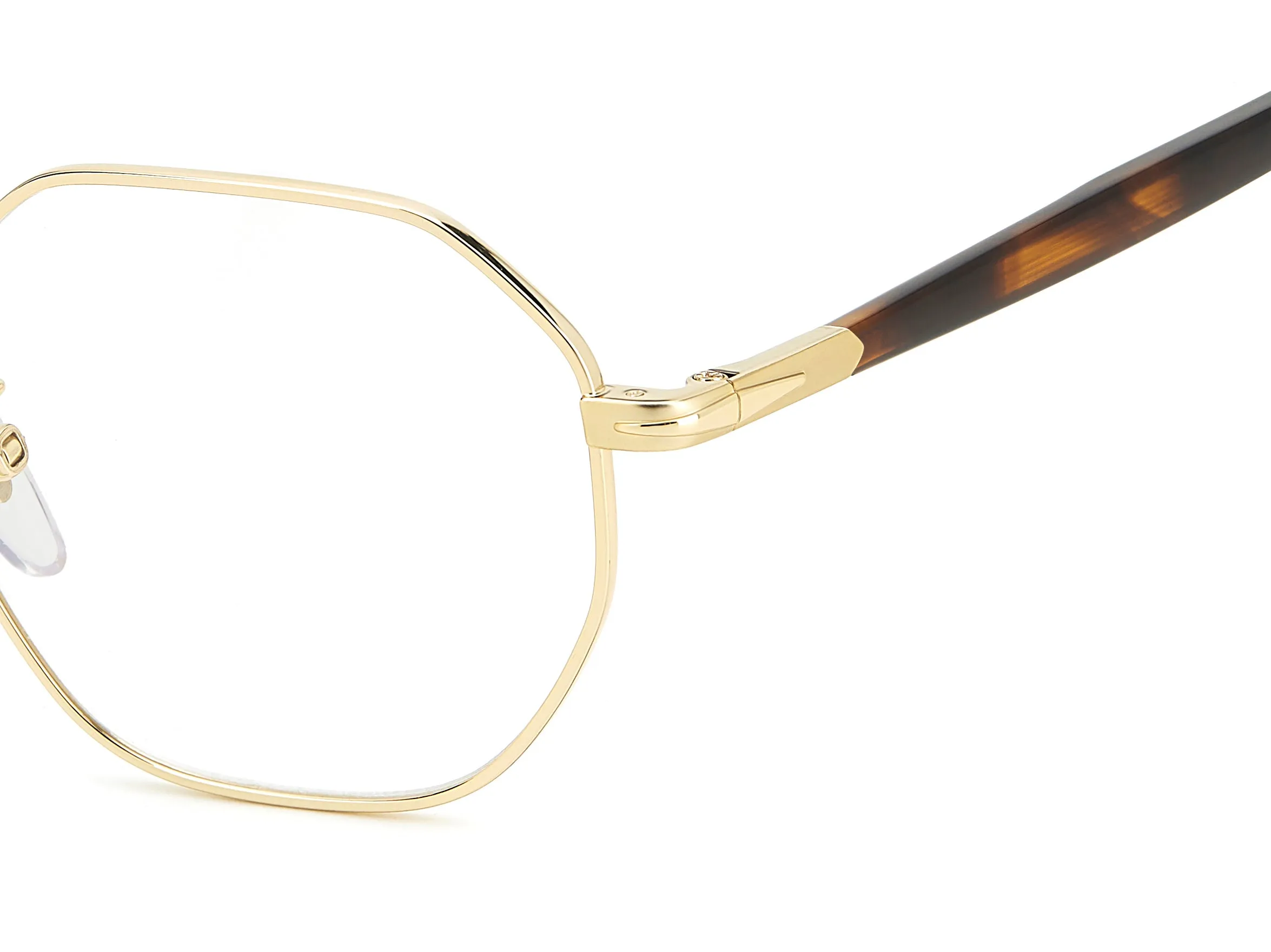 DAVID BECKHAM DB 1133 T5U Montature da vista Metallo Oro Havana Geometrica - immagine 3