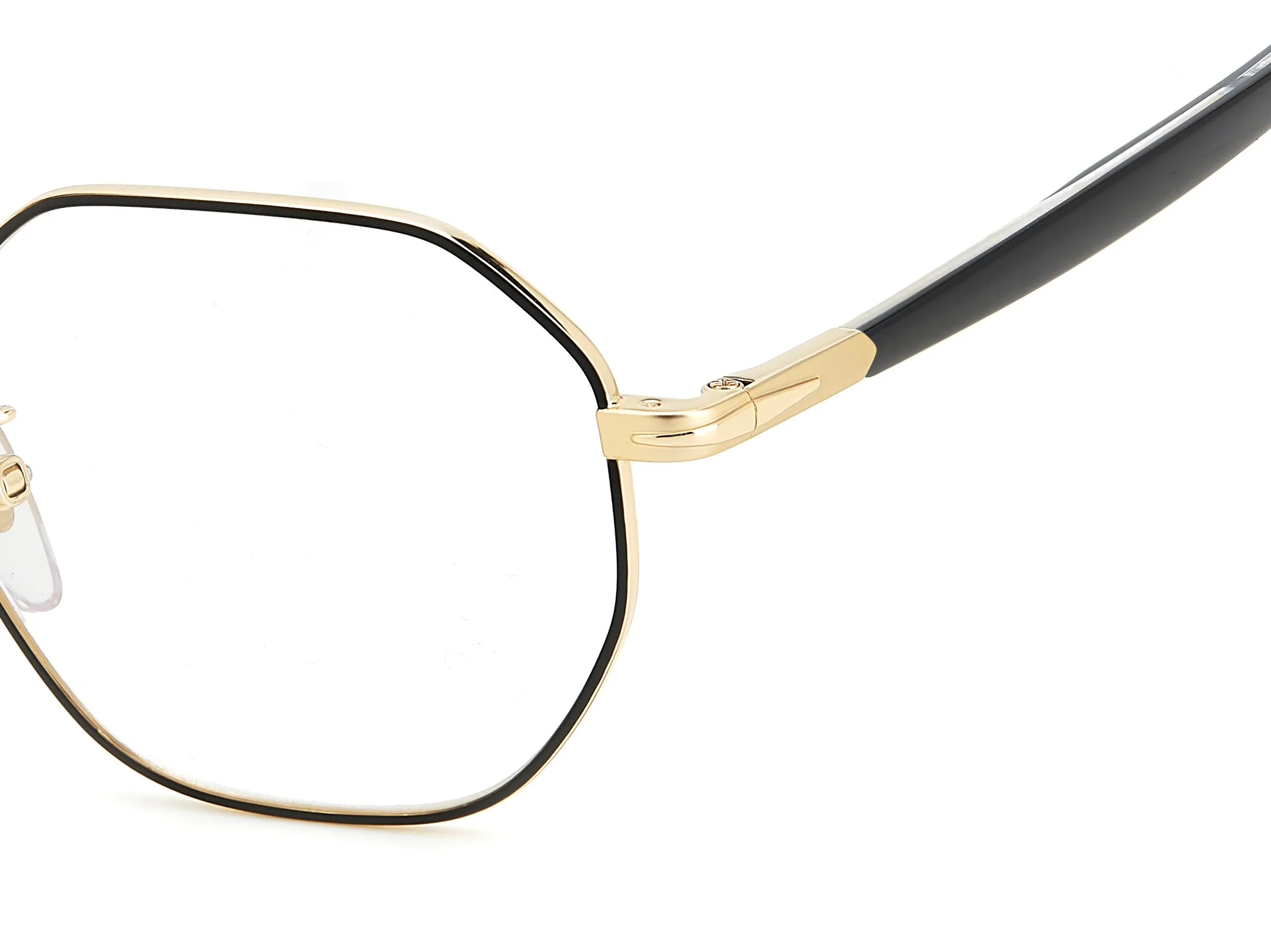 DAVID BECKHAM DB 1133 RHL Montature da vista Metallo Oro / Nero Geometrica - immagine 3