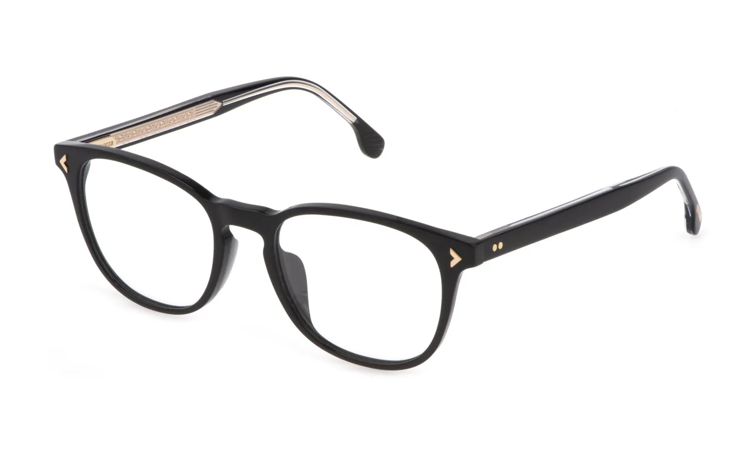 Lozza VL4291 CAPRI 1 0700 Montature da vista Acetato Nero Squadrata - immagine 1
