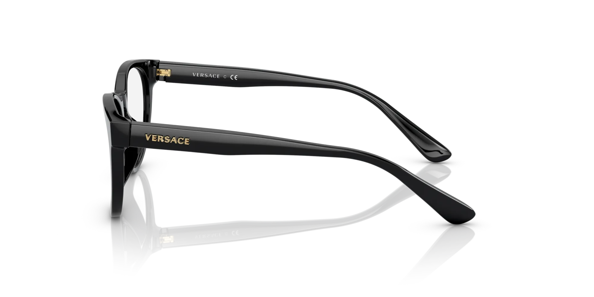 Versace VK3321U GB1 Montature da vista Acetato Nero Pantos Normale - immagine 4