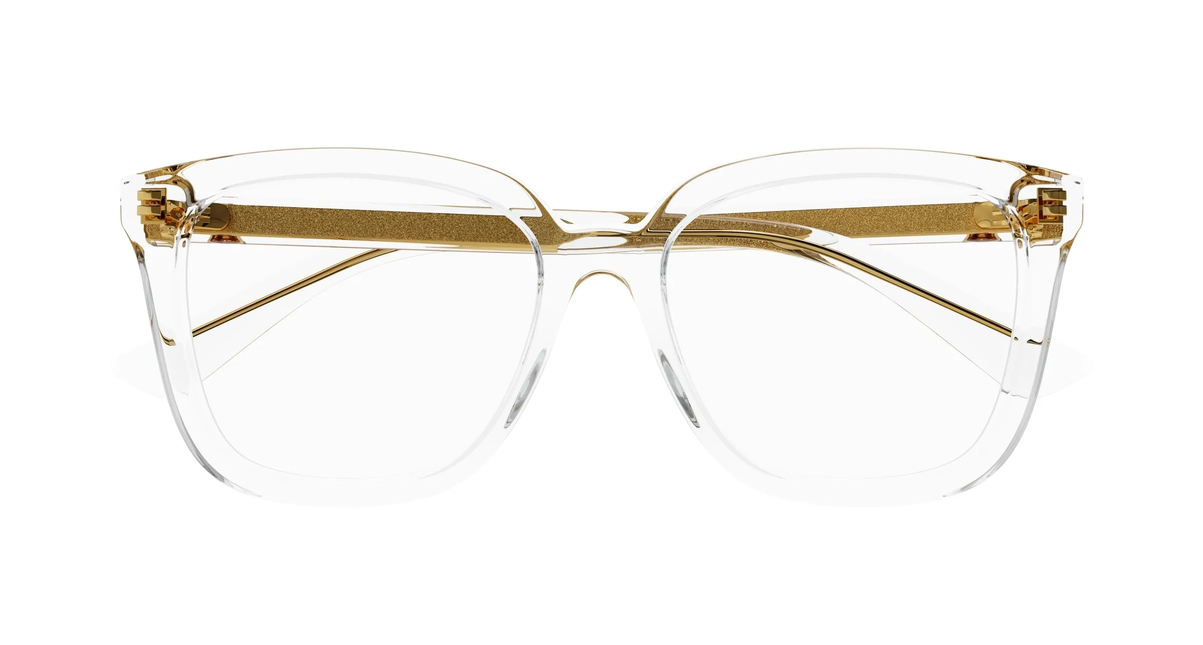 Gucci GG1319O 003 Montature da vista Acetato Trasparente Squadrata - immagine 2