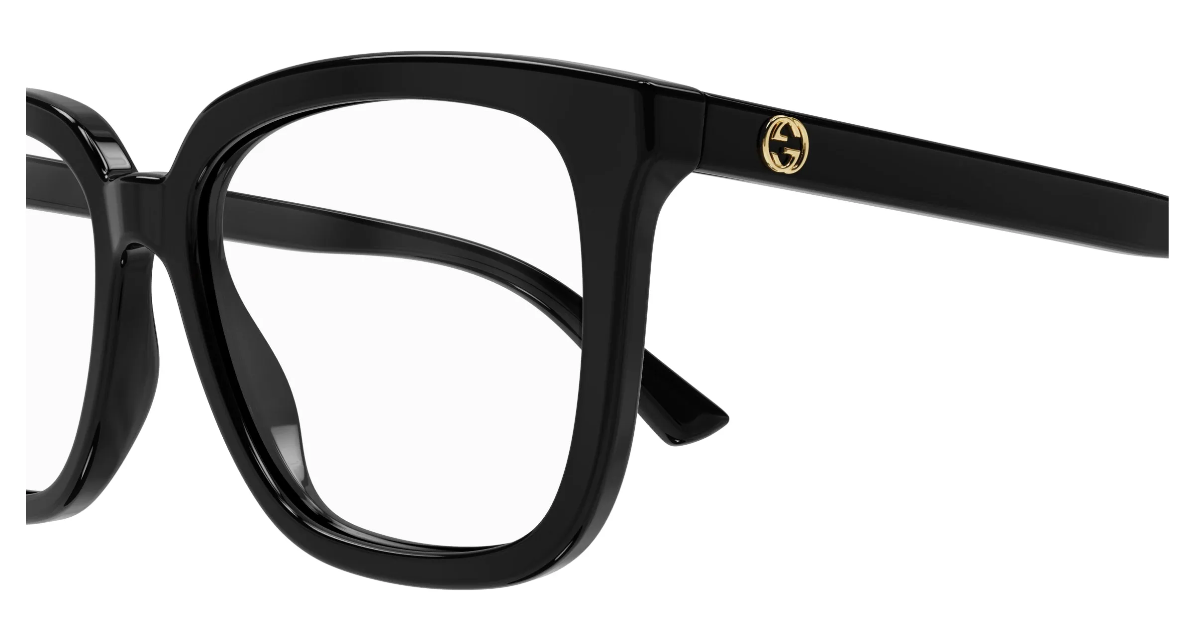 Gucci GG1319O 001 Montature da vista Acetato Nero Rotonda - immagine 3