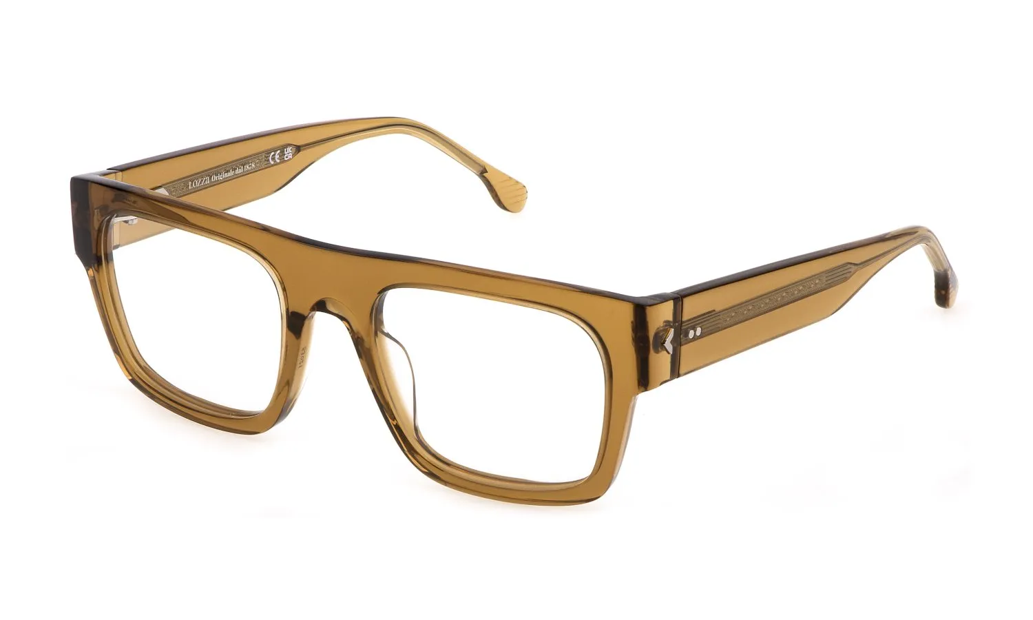 Lozza VL4327 RIVIERA 3 805 Montature da vista Acetato Marrone Squadrata - immagine 1