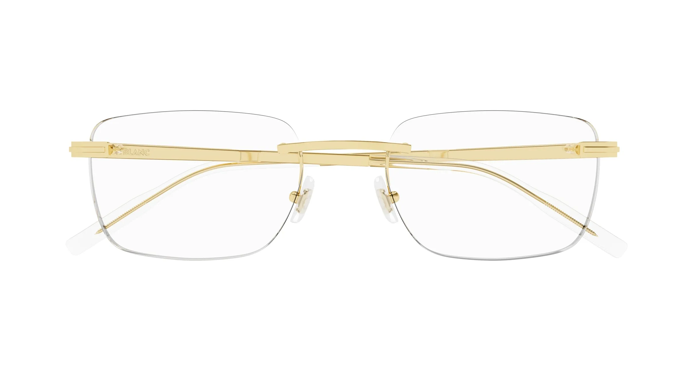 Montblanc MB0279O 002 Montature da vista Metallo Oro Squadrata - immagine 2