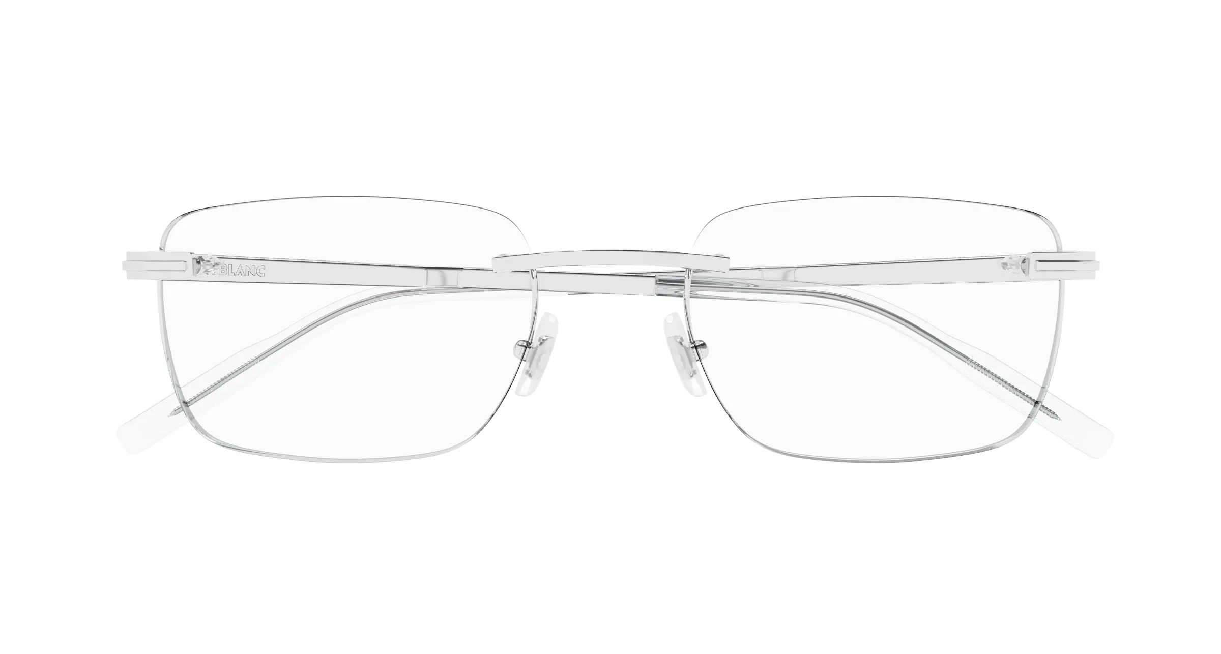 Montblanc MB0279O 001 Montature da vista Metallo Argento Squadrata - immagine 2