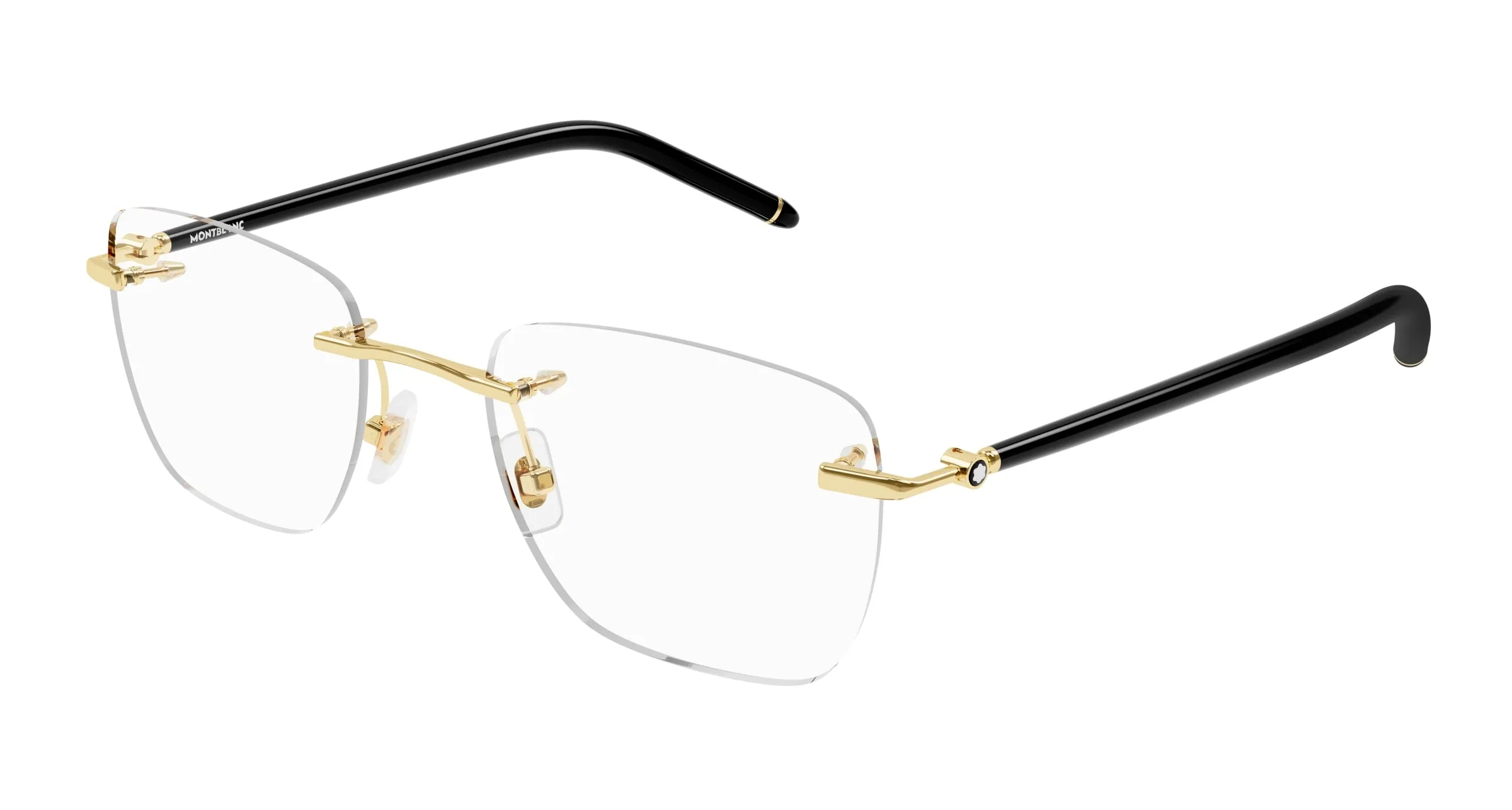 Montblanc MB0274O 001 Montature da vista Metallo Oro Squadrata - immagine 1