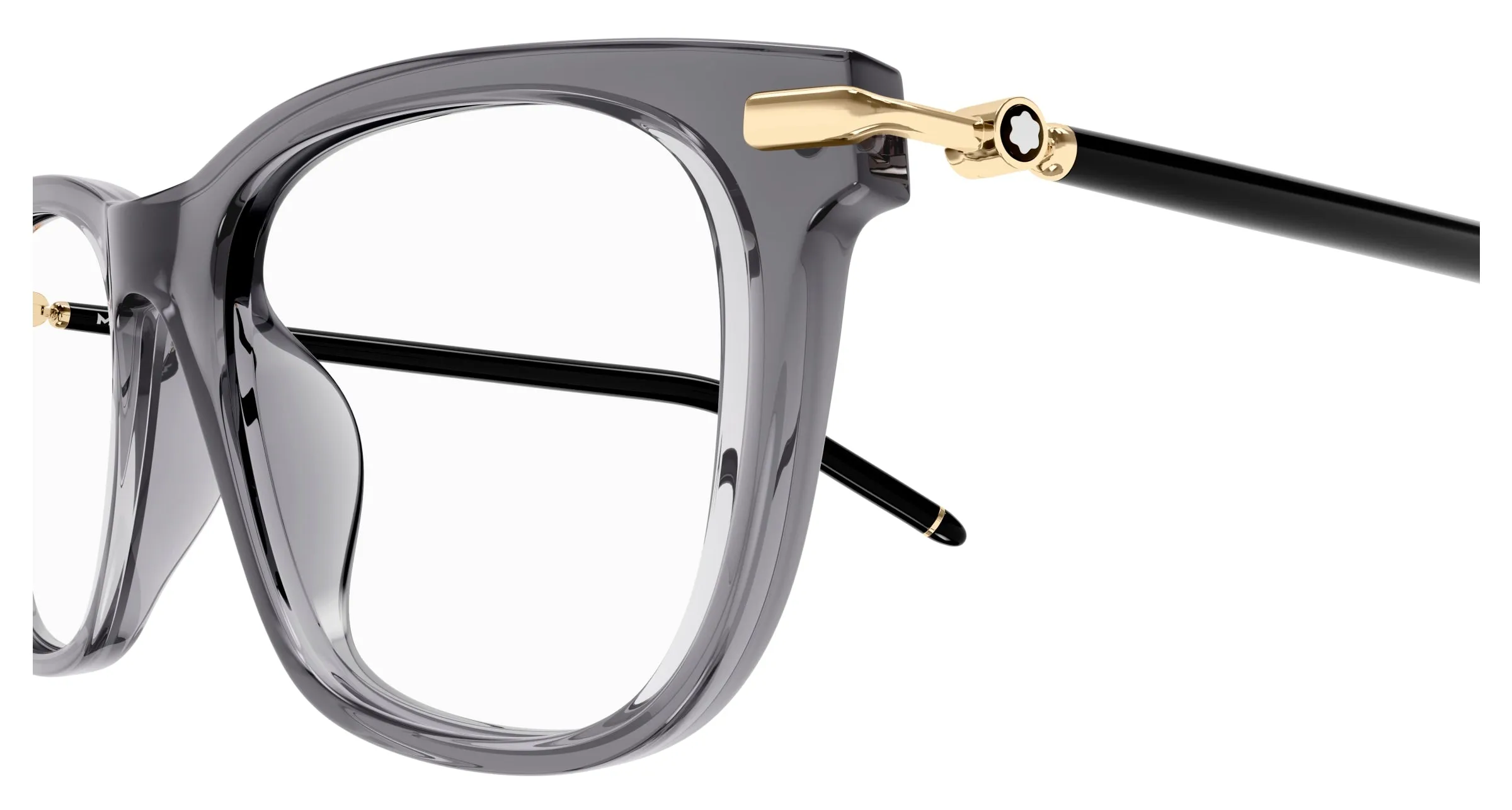 Montblanc MB0275OA 005 Montature da vista Acetato Grigio Squadrata - immagine 3