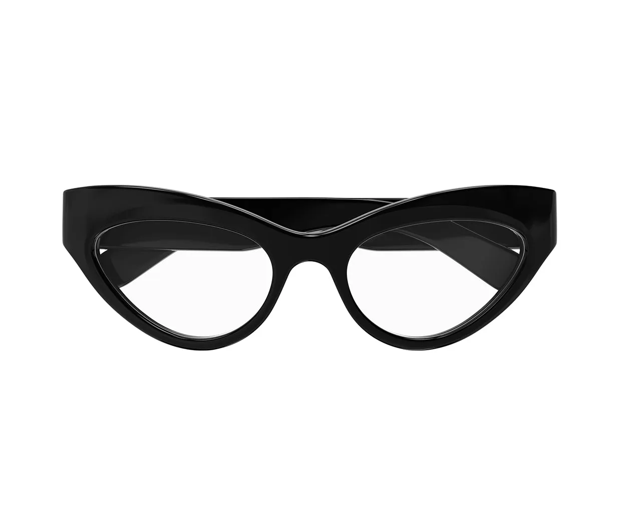 Gucci Donna GG1295O 001 Montature da vista Acetato Nero Cat Eye - immagine 2