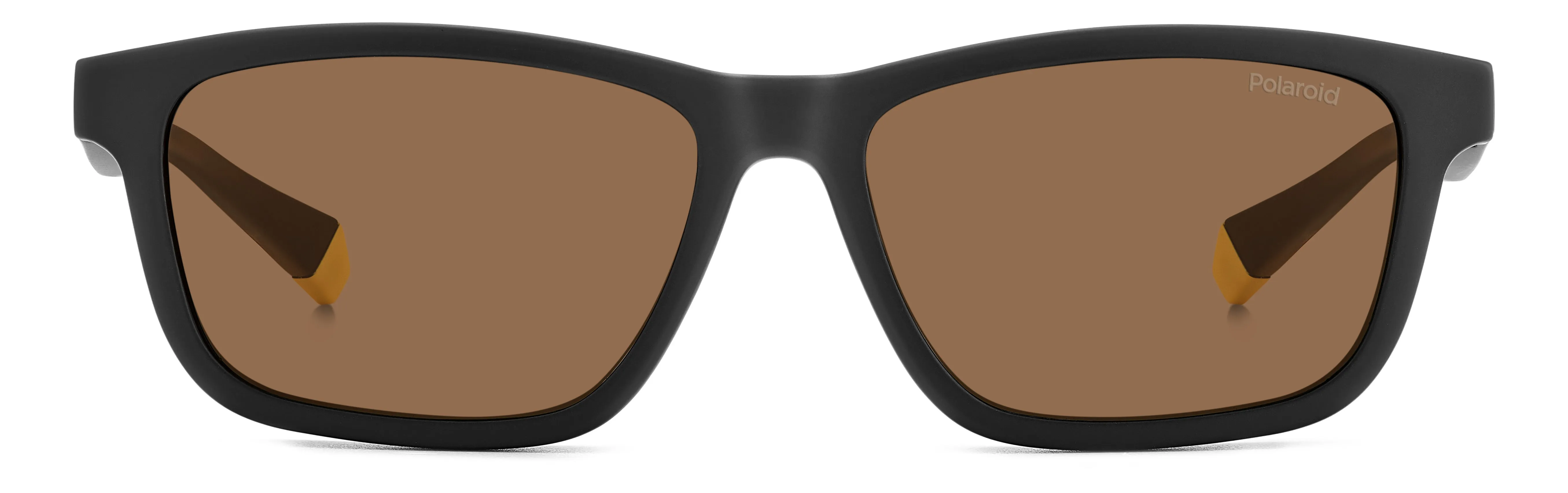 Polaroid PLD 2147/CS 003/HE Occhiali da sole Plastica Nero Marrone Squadrata Polarizzata - immagine 2