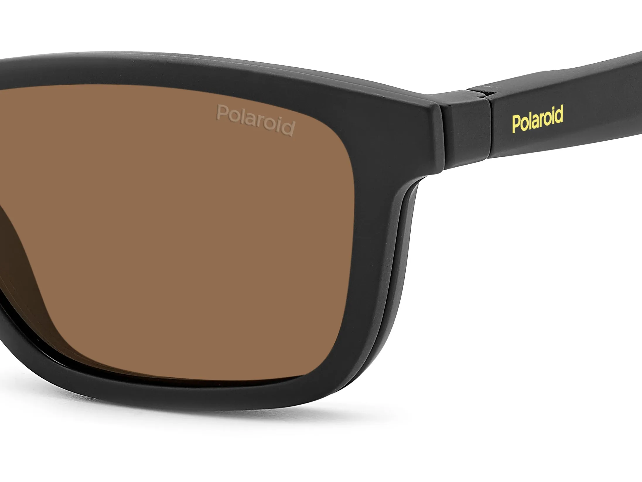 Polaroid PLD 2147/CS 003/HE Occhiali da sole Plastica Nero Marrone Squadrata Polarizzata - immagine 4