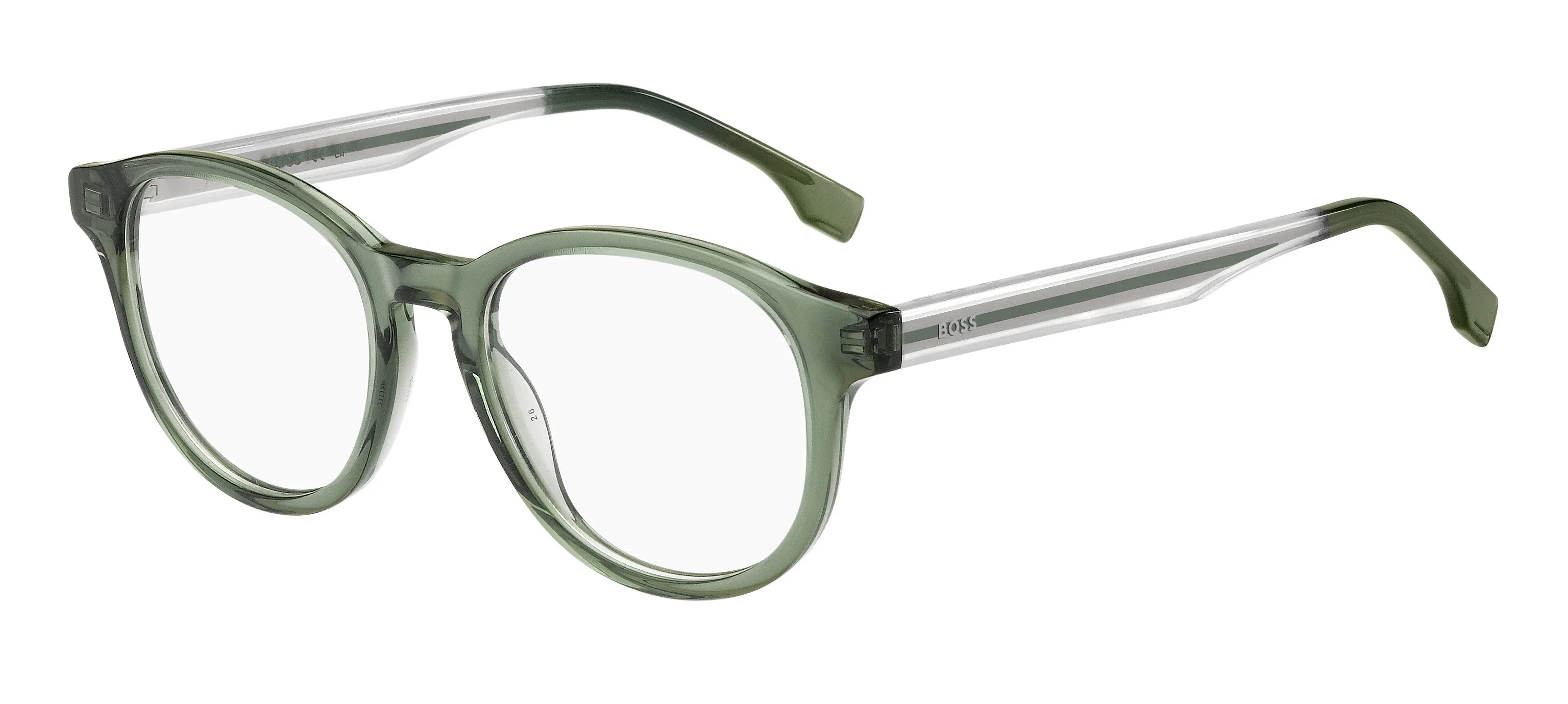 Hugo Boss Junior Hugo Boss BOSS 1548 B59 Montature da vista bambino Plastica Cristallo/Verde Rotonda - immagine 1