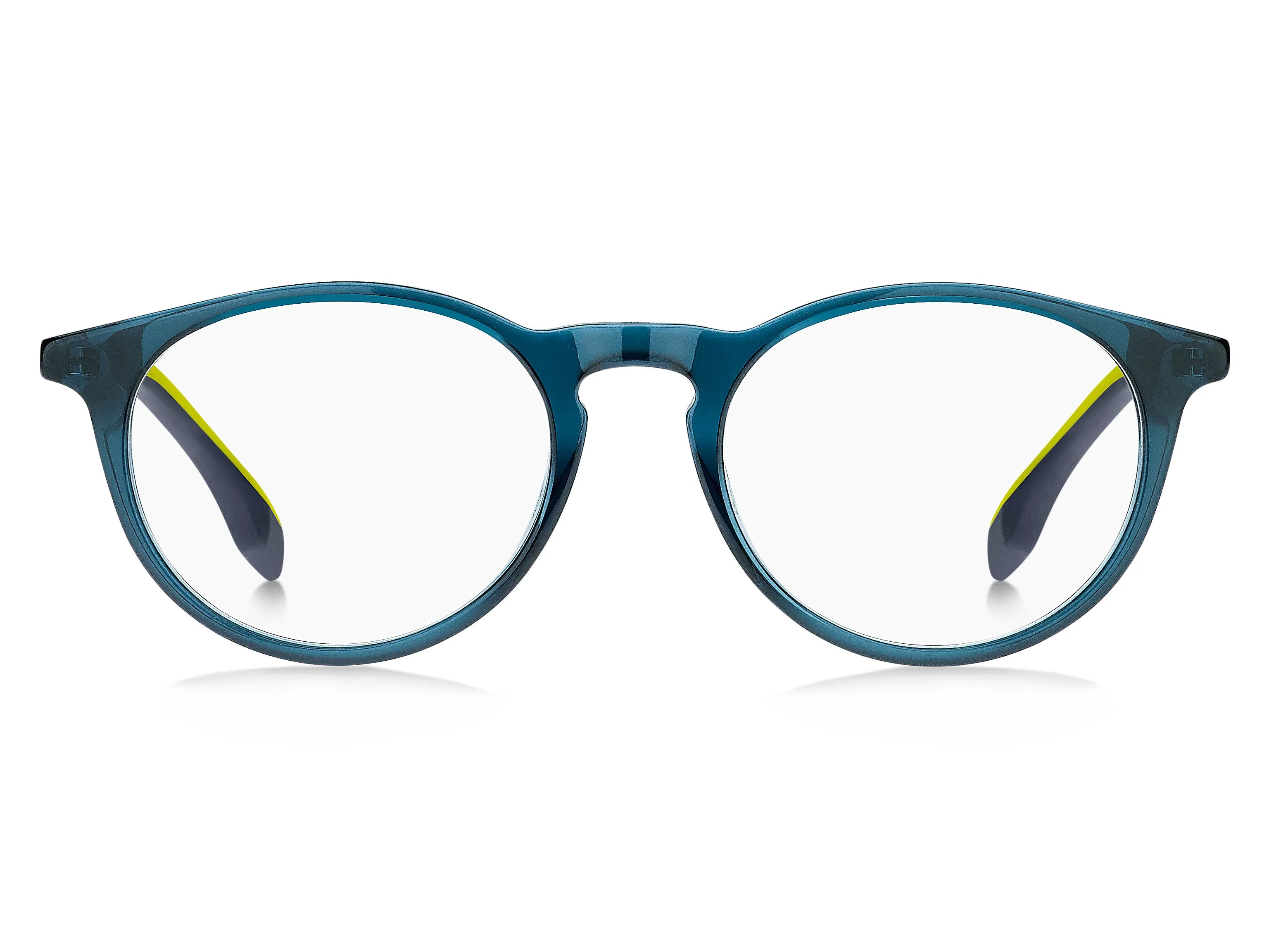 Hugo Boss Junior Hugo Boss BOSS 1545 DCD Montature da vista bambino Acetato Blu/Giallo Rotonda - immagine 2