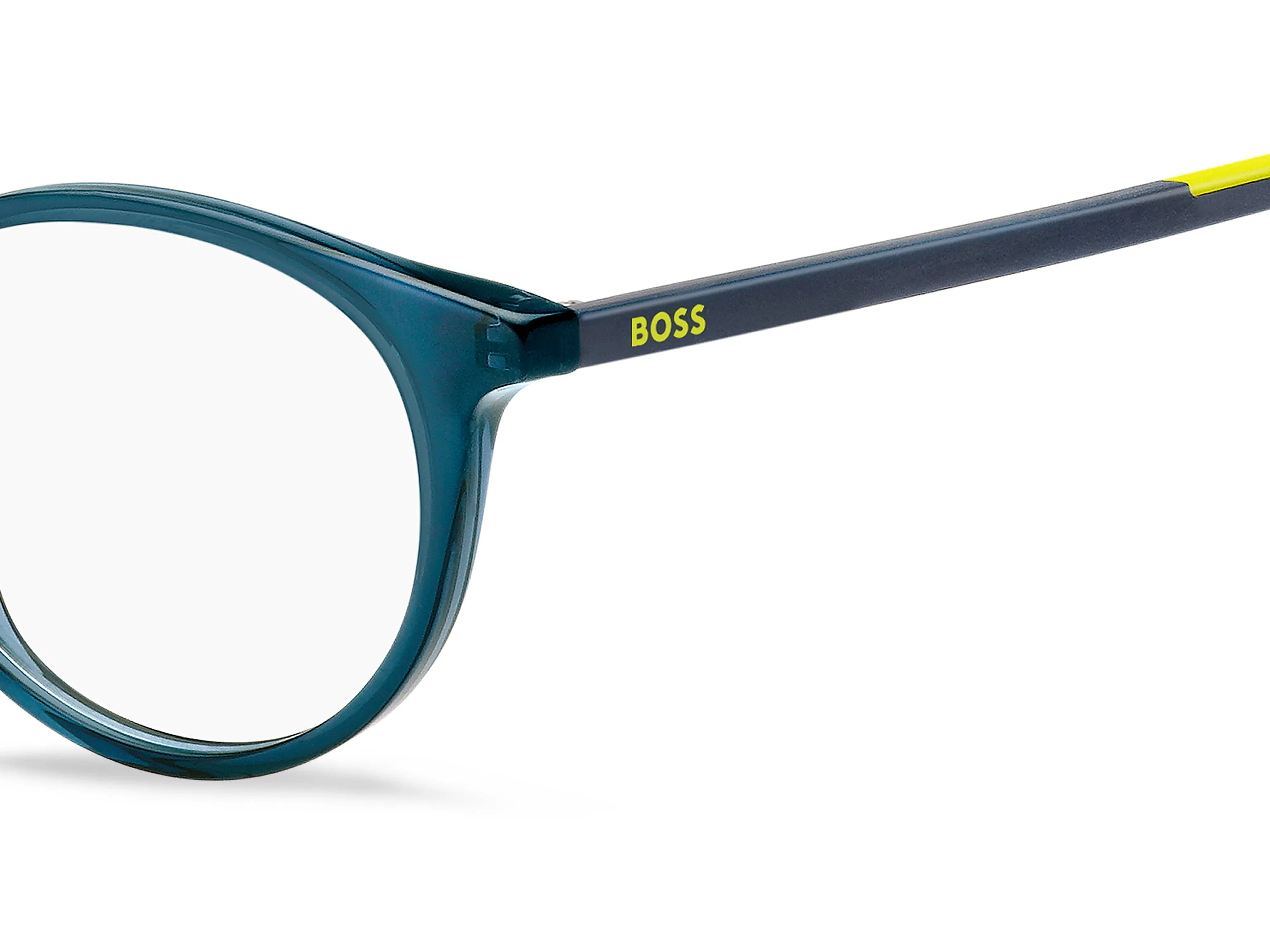 Hugo Boss Junior Hugo Boss BOSS 1545 DCD Montature da vista bambino Acetato Blu/Giallo Rotonda - immagine 3