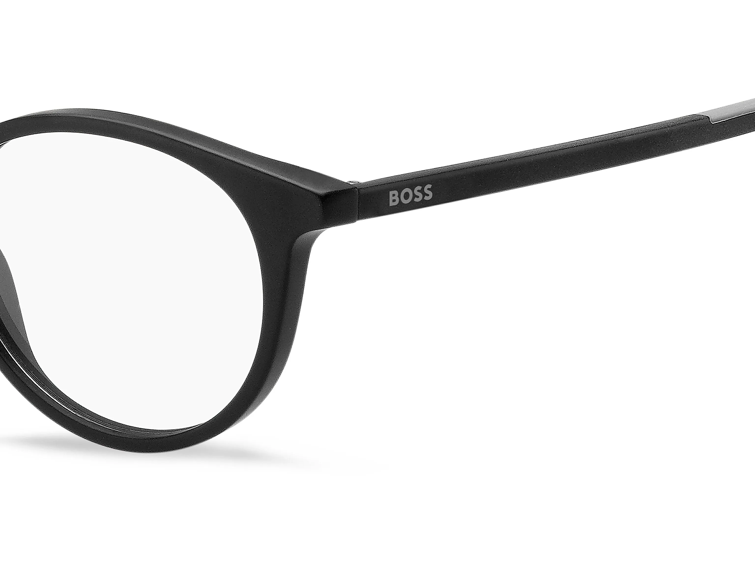 Hugo Boss Junior Hugo Boss BOSS 1545 08A Montature da vista bambino Acetato Nero/Grigio Rotonda - immagine 3