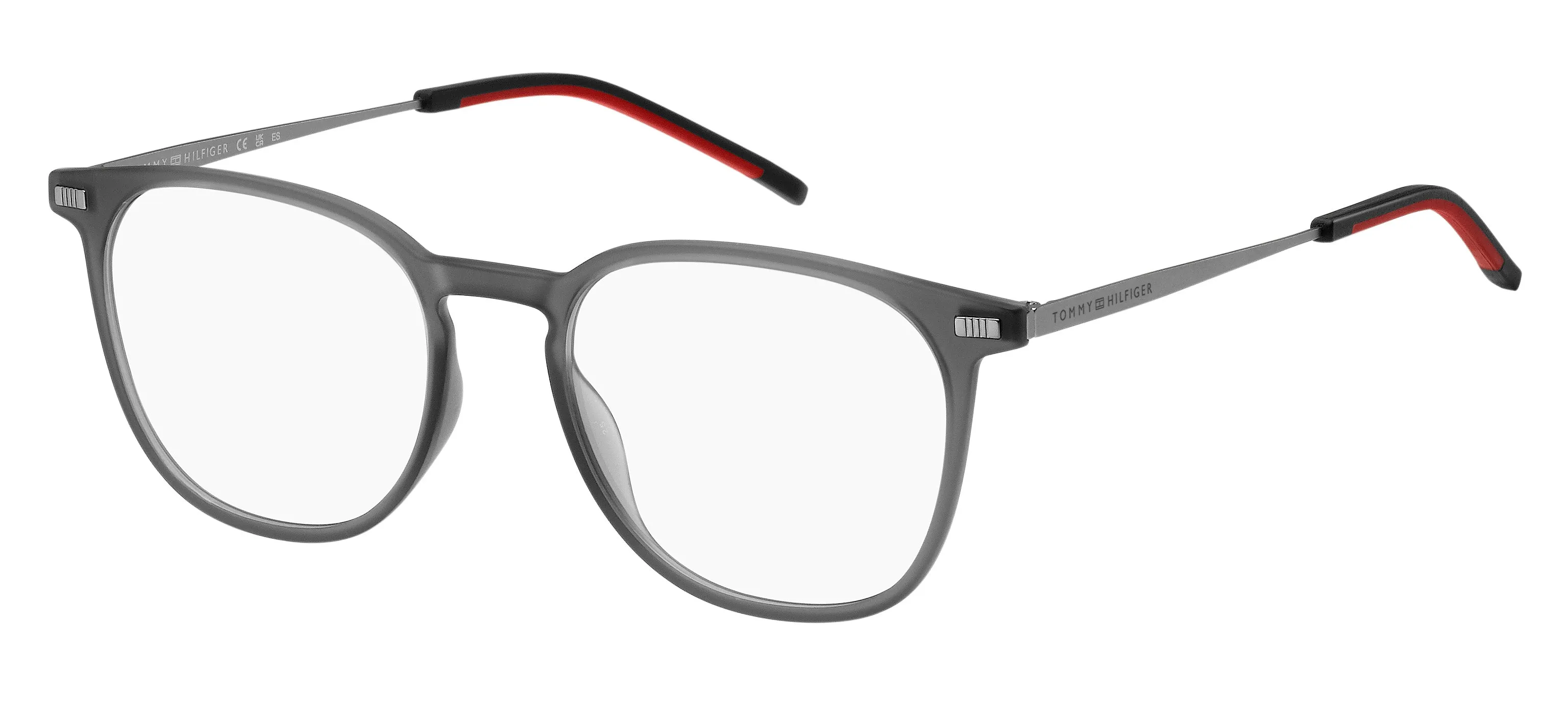 Tommy Hilfiger TH 2022 RIW Montature da vista Polyamide Grigio opaco Rotonda - immagine 1