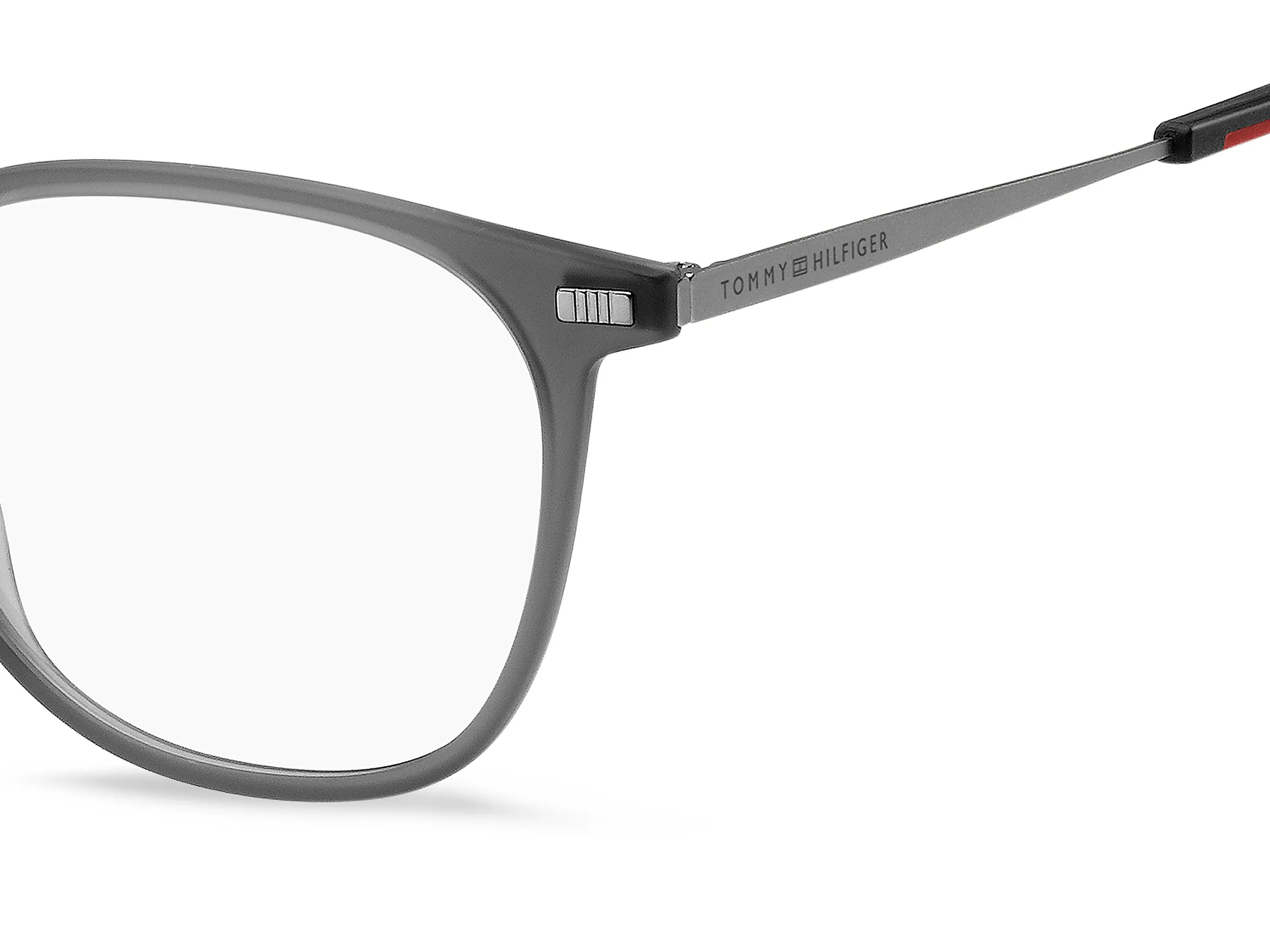 Tommy Hilfiger TH 2022 RIW Montature da vista Polyamide Grigio opaco Rotonda - immagine 3