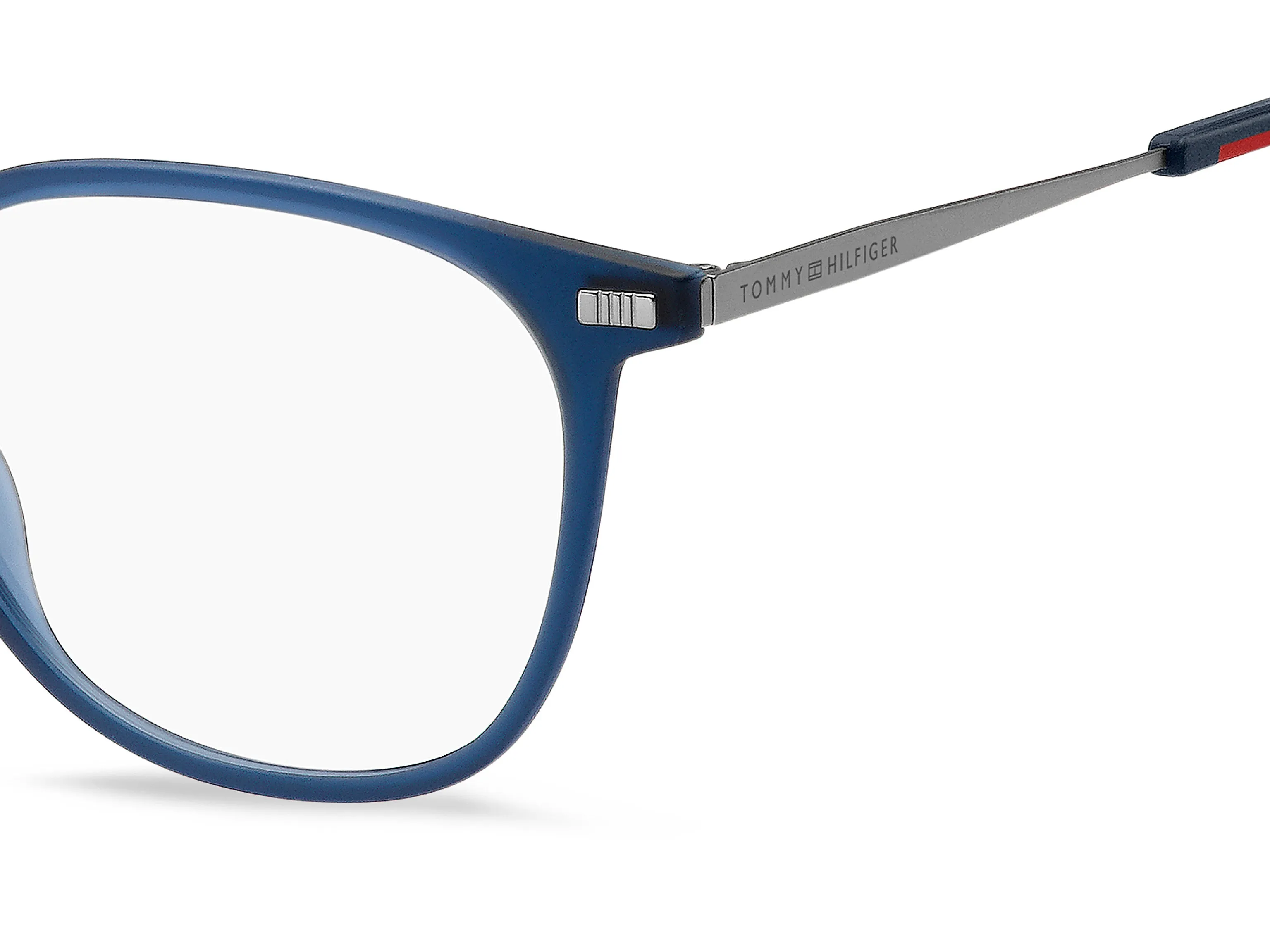 Tommy Hilfiger TH 2022 FLL Montature da vista Polyamide Blu opaco Rotonda - immagine 3