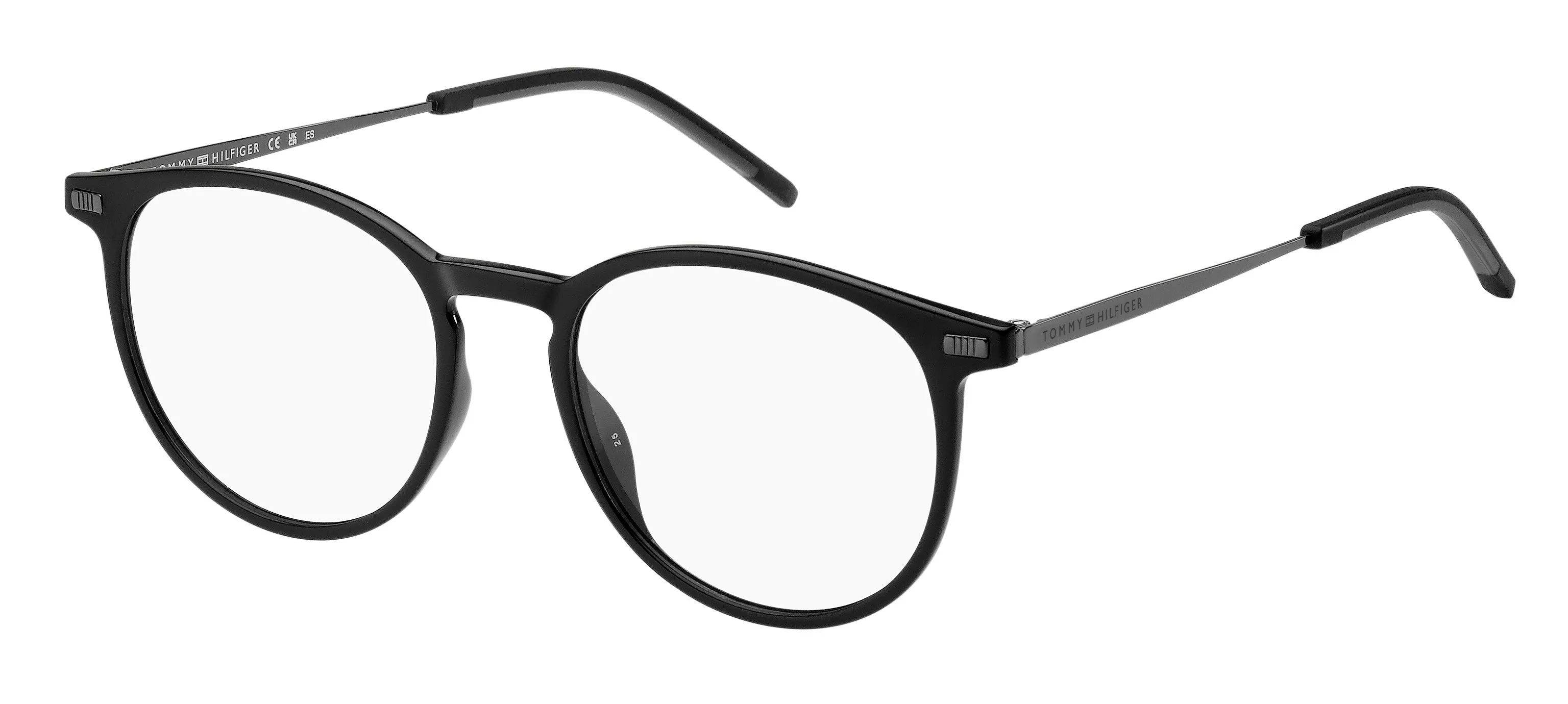 Tommy Hilfiger TH 2021 807 Montature da vista Bio Poliammide Nero Rotonda - immagine 1