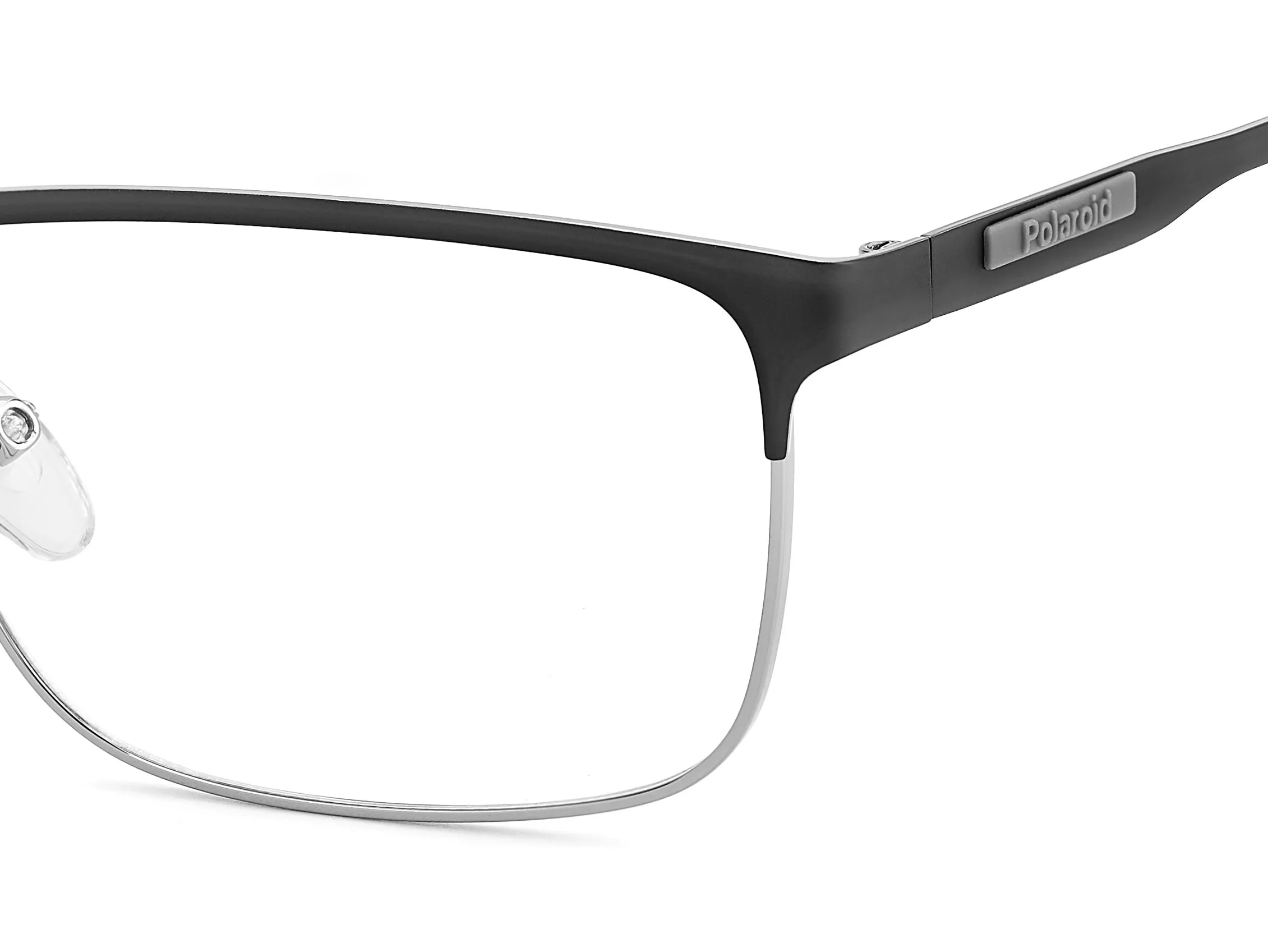Polaroid PLD D495/G TI7 Montature da vista Metallo Nero opaco / Rutenio Squadrata - immagine 4