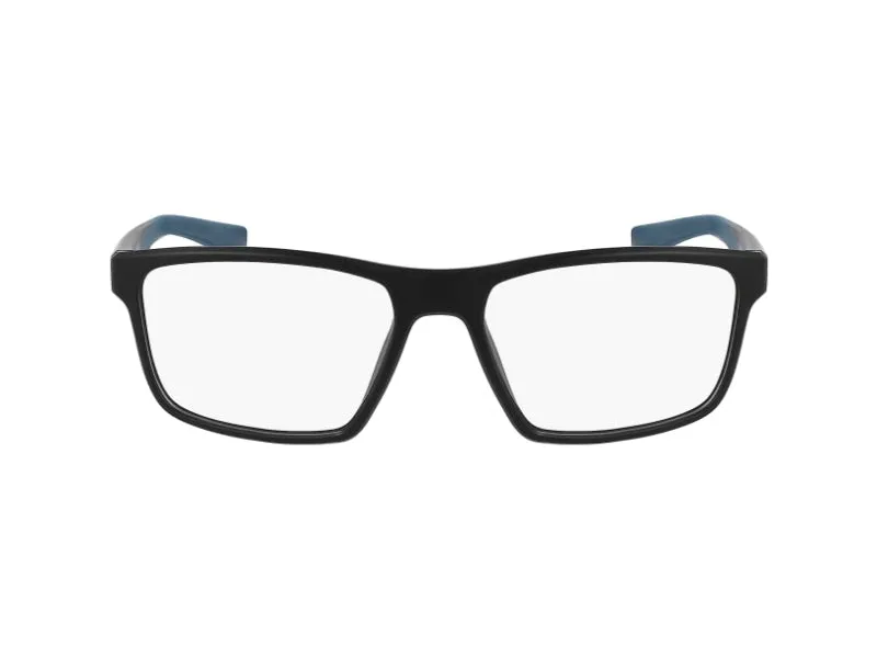 Nike NIKE 7015 004 Montature da vista Bio-iniettato Nero Squadrata Normale Normale - immagine 2