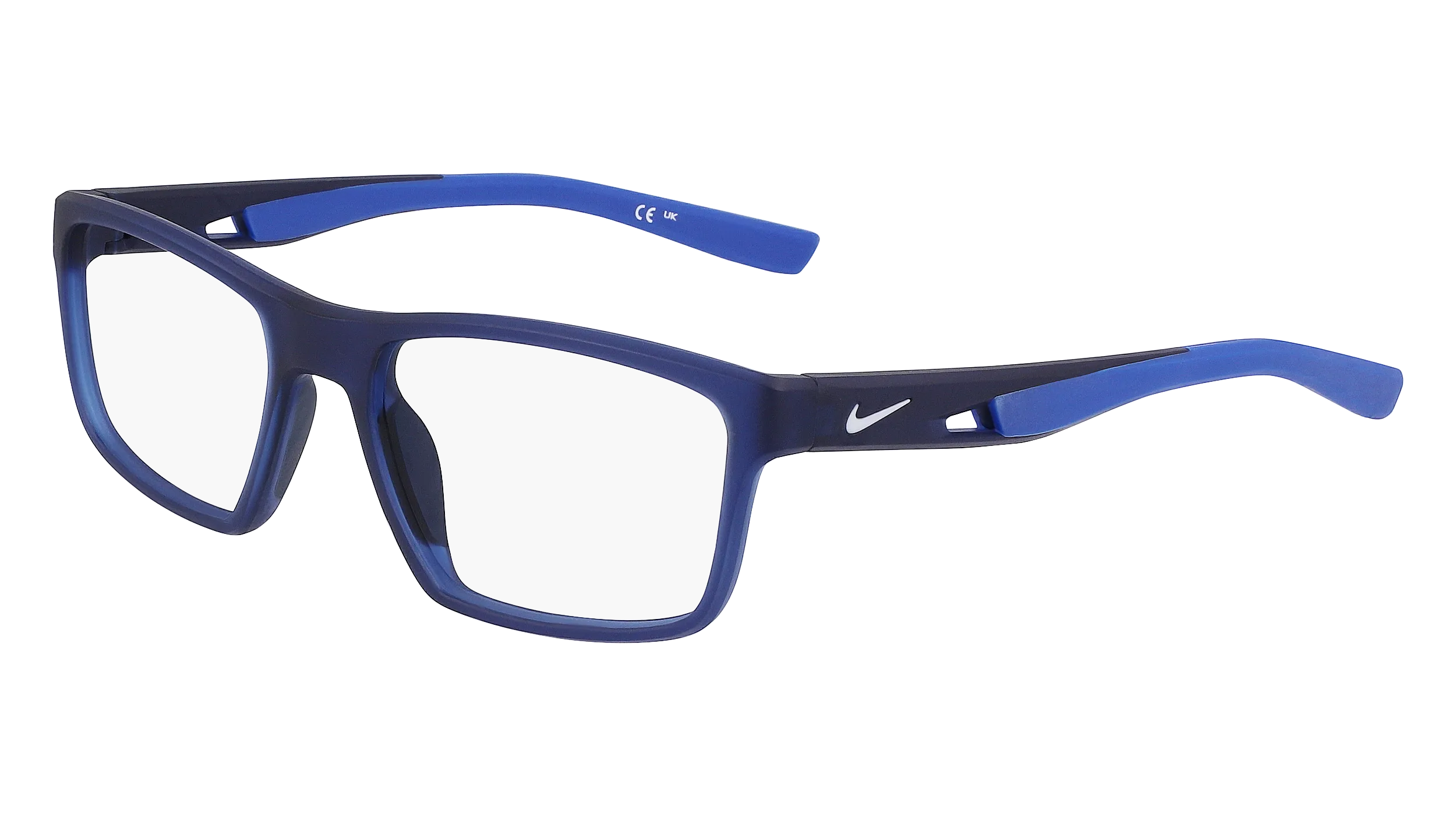 Nike NIKE 7015 410 Montature da vista Bio-iniettato Blu Squadrata Normale Normale - immagine 1
