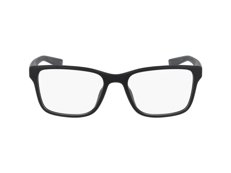 Nike NIKE 7014 001 Montature da vista Bio-iniettato Nero Squadrata Normale Normale - immagine 2