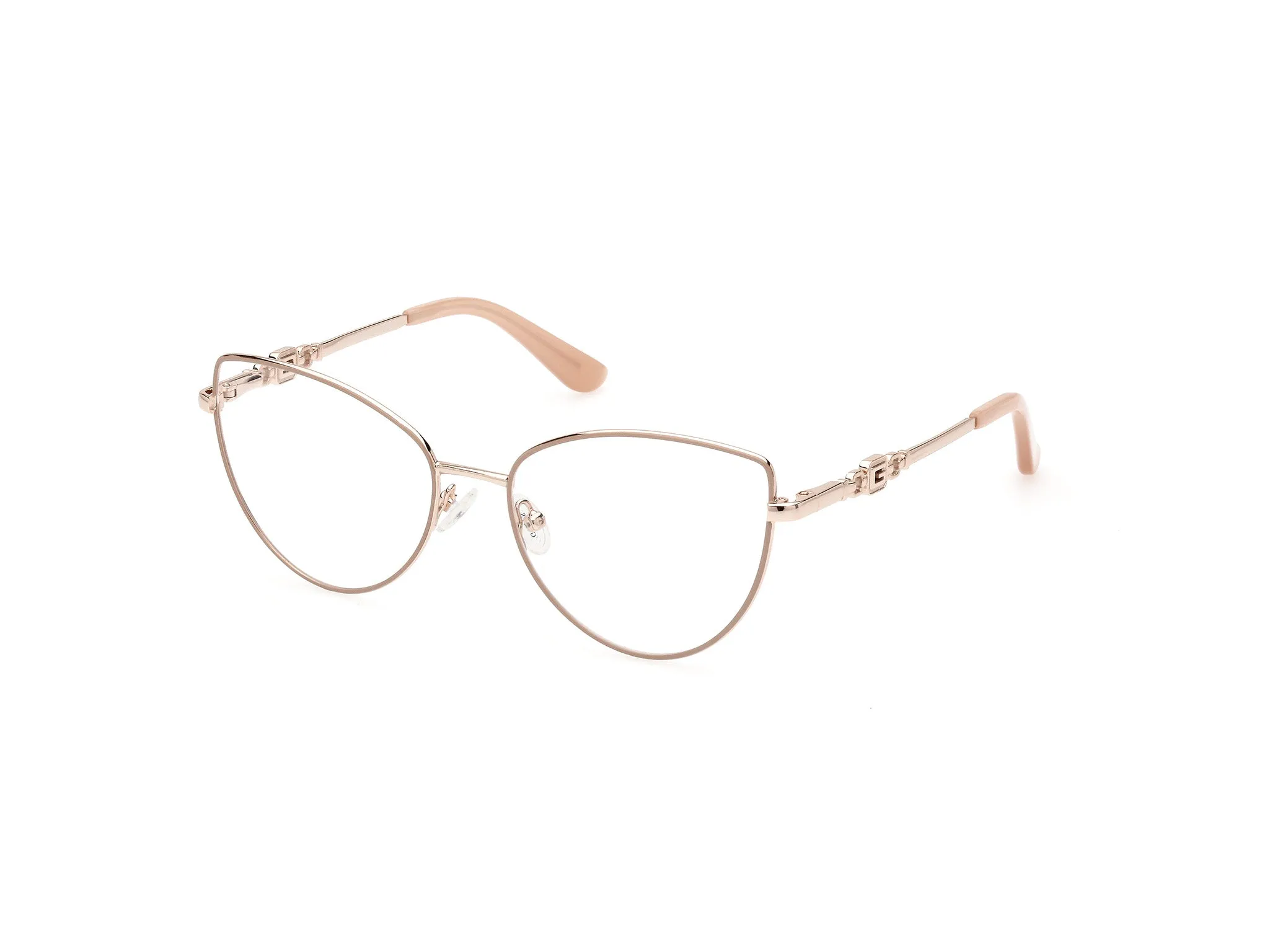 Guess GU2954 59 Montature da vista Metallo Beige Cat Eye Normale - immagine 1