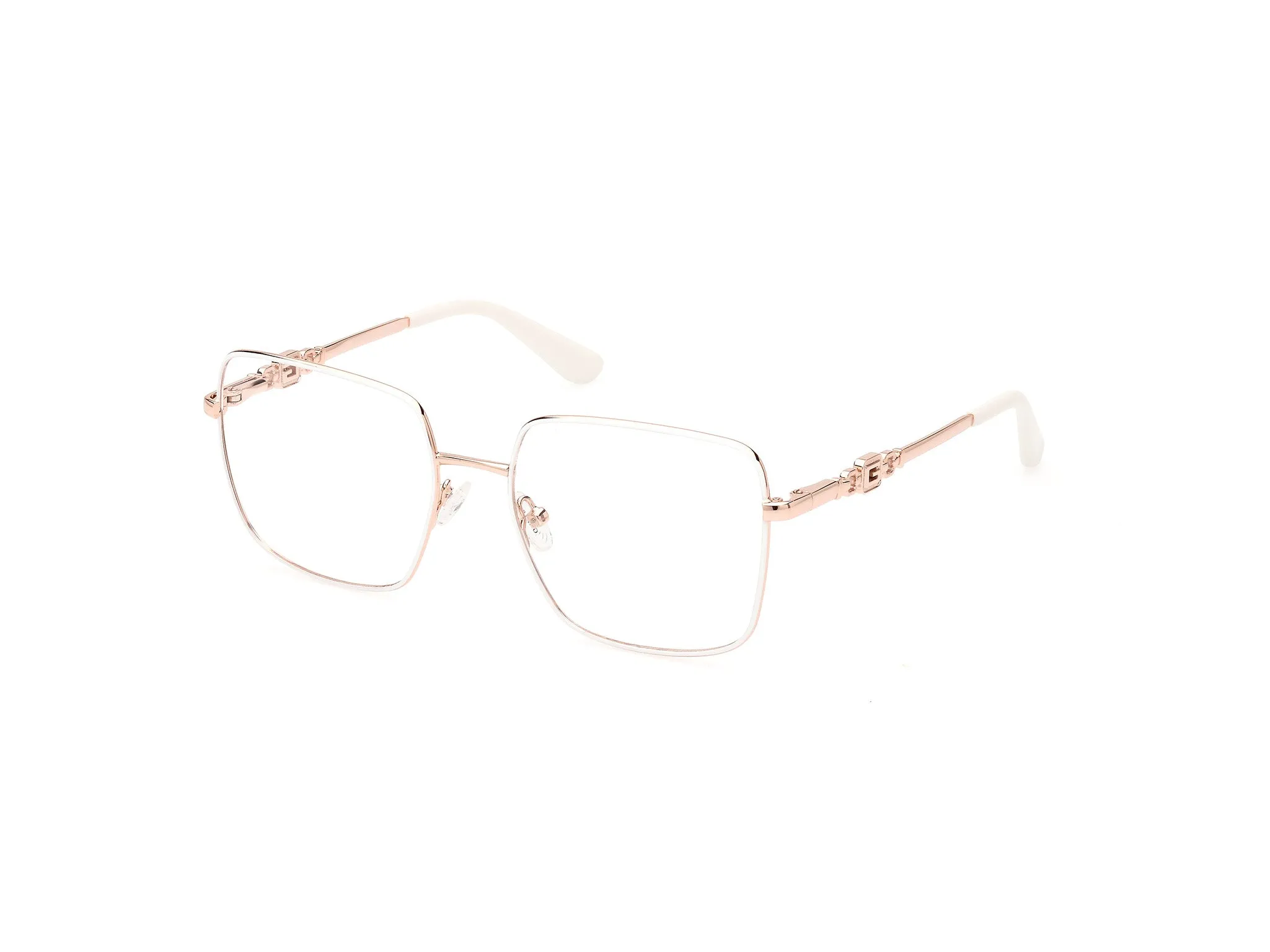 Guess GU2953 24 Montature da vista Metallo Bianco Squadrata Normale - immagine 1