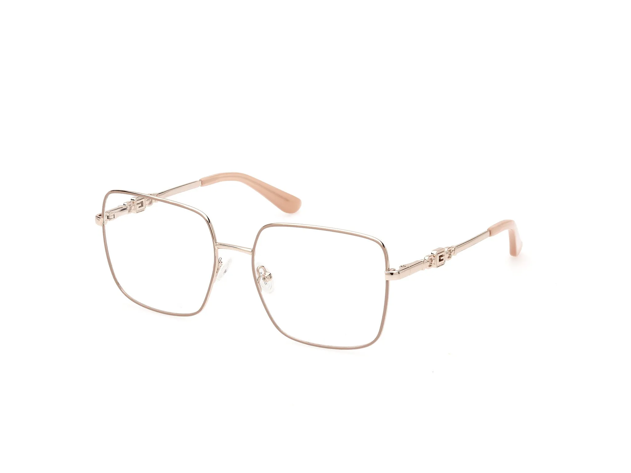 Guess GU2953 59 Montature da vista Metallo Beige Squadrata Normale - immagine 1