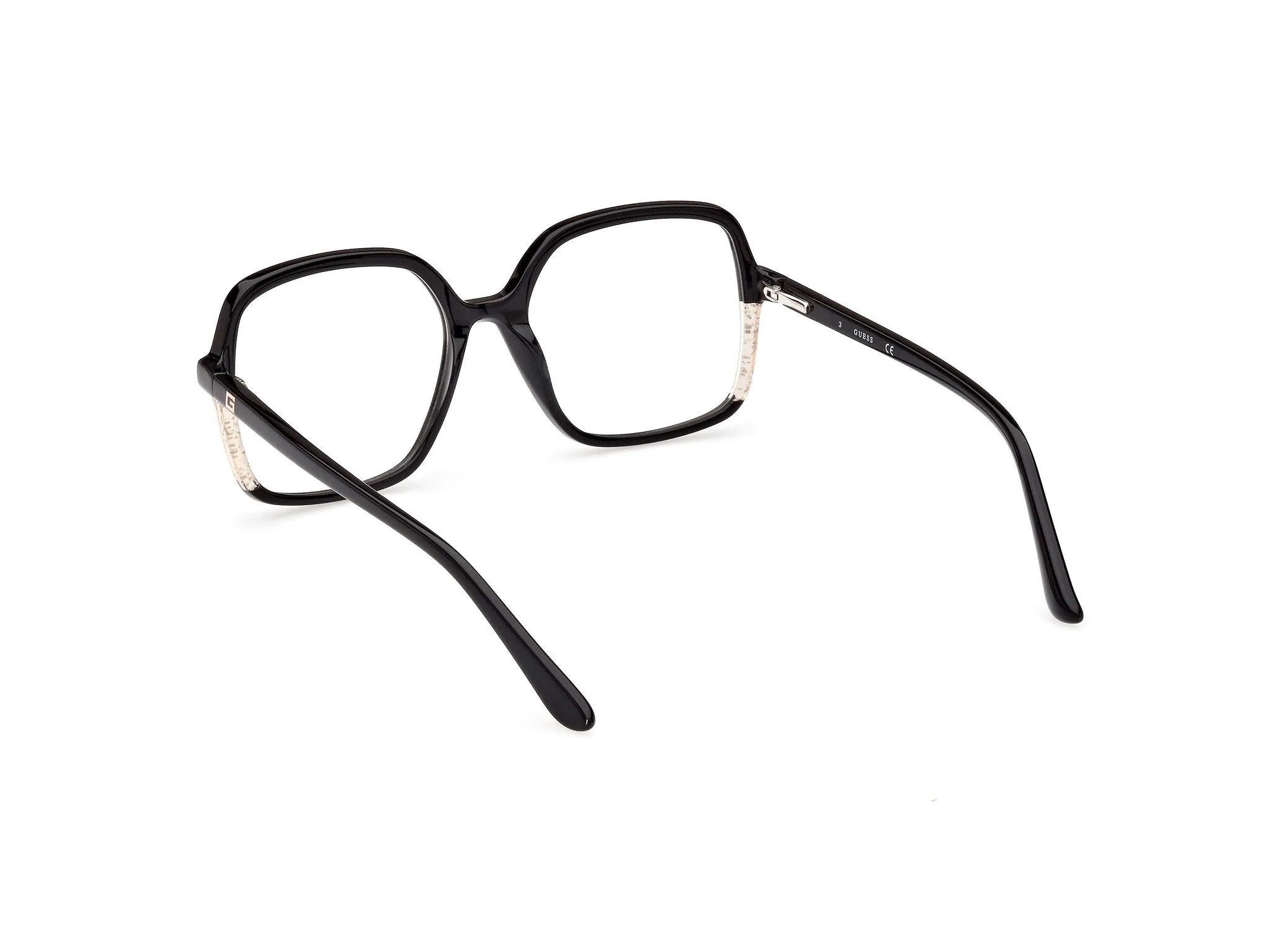 Guess GU2950 1 Montature da vista Acetato Nero Squadrata Normale - immagine 4