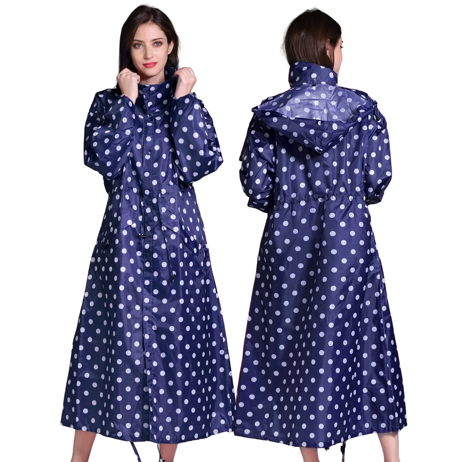 SOPPY Cappotti Antipioggia da Donna, Cappotto Lungo Impermeabile Antivento - immagine 1