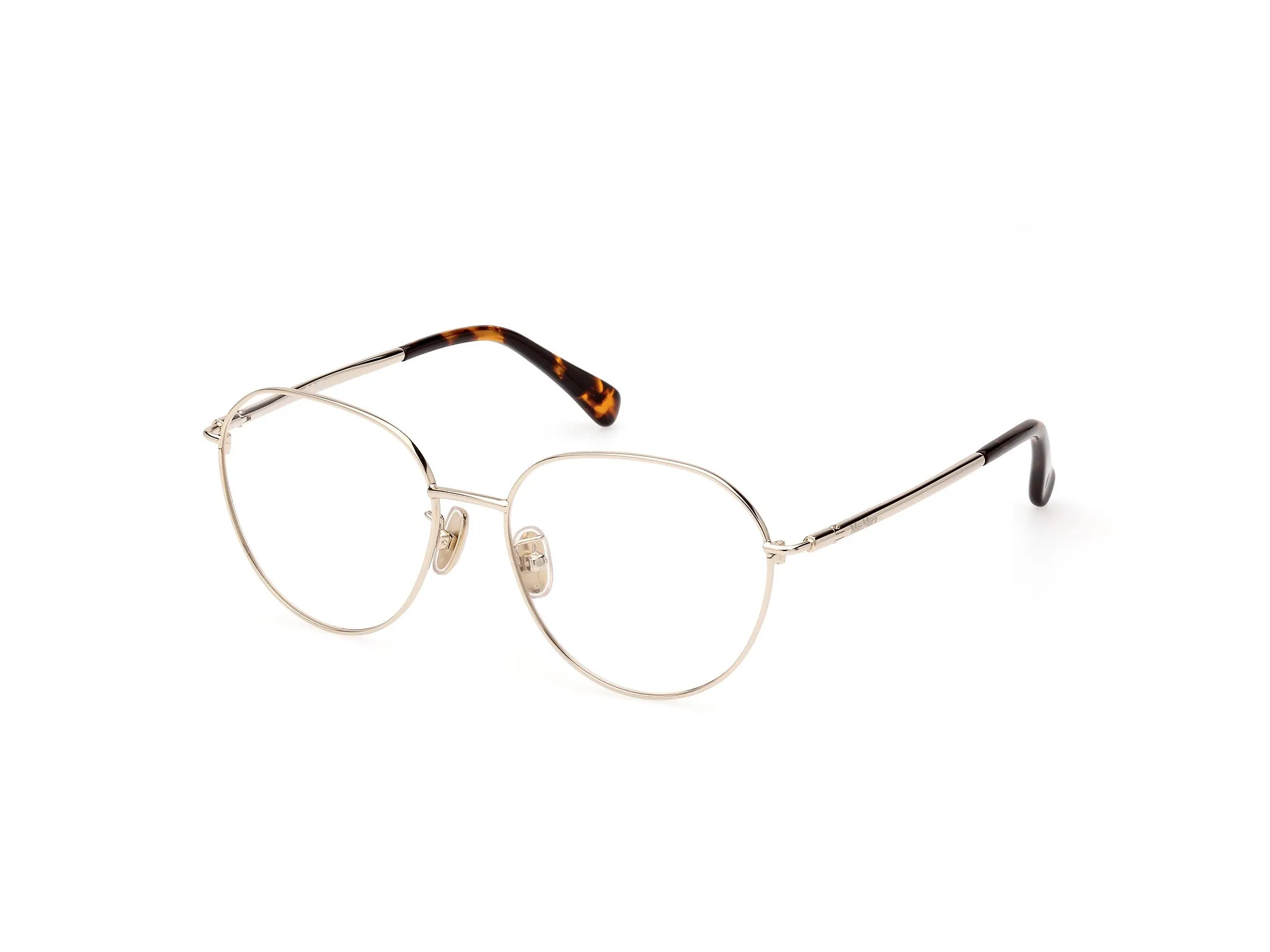 Max Mara MM5099-H 032 Montature da vista Metallo Oro Rotonda Normale - immagine 1
