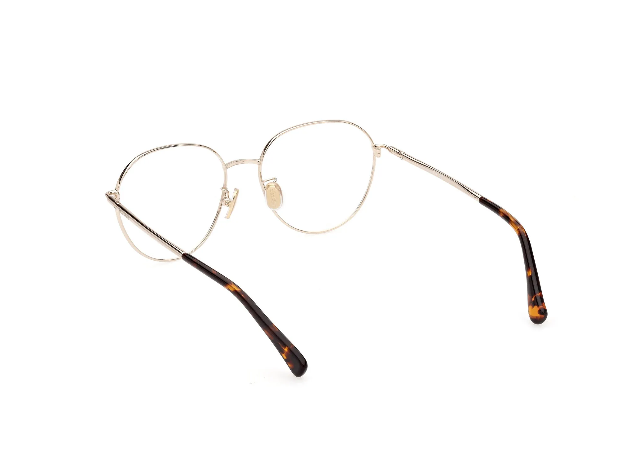 Max Mara MM5099-H 032 Montature da vista Metallo Oro Rotonda Normale - immagine 3