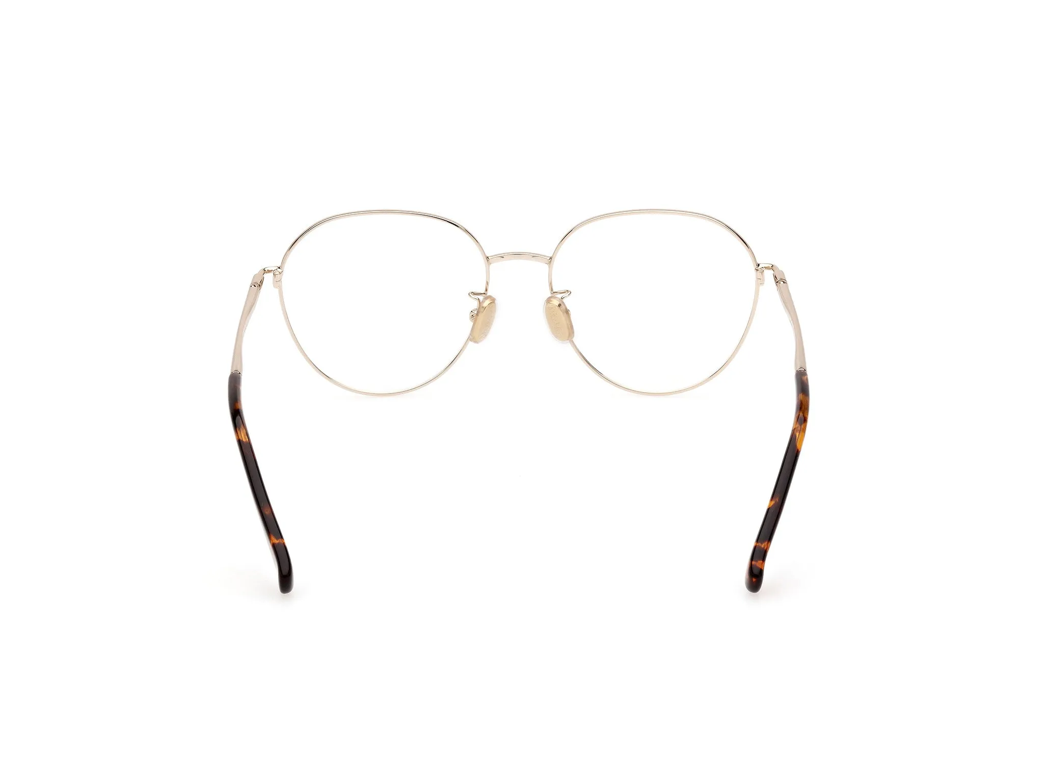 Max Mara MM5099-H 032 Montature da vista Metallo Oro Rotonda Normale - immagine 4