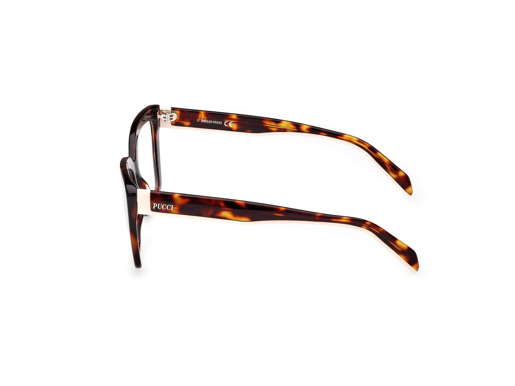 Emilio Pucci EP5224 54 Montature da vista Acetato Havana Squadrata Normale - immagine 2